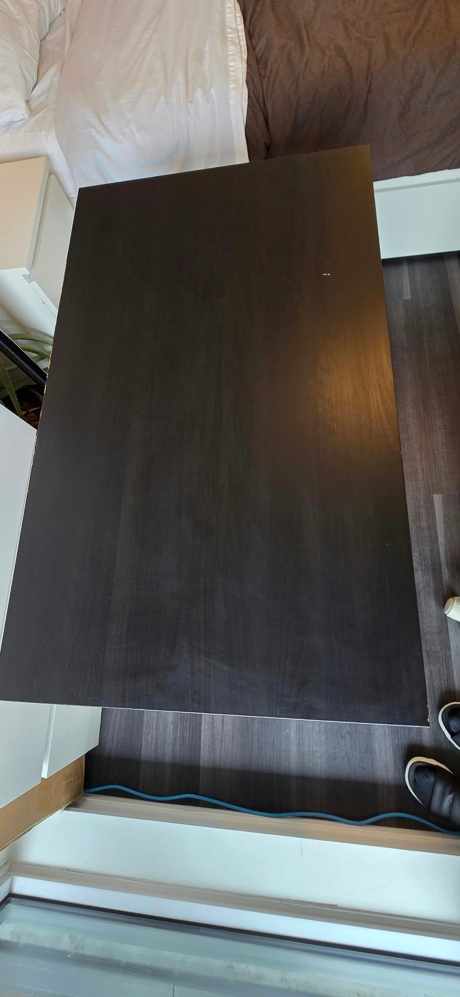 Ikea Linnmon table desk black and brown - photo 2