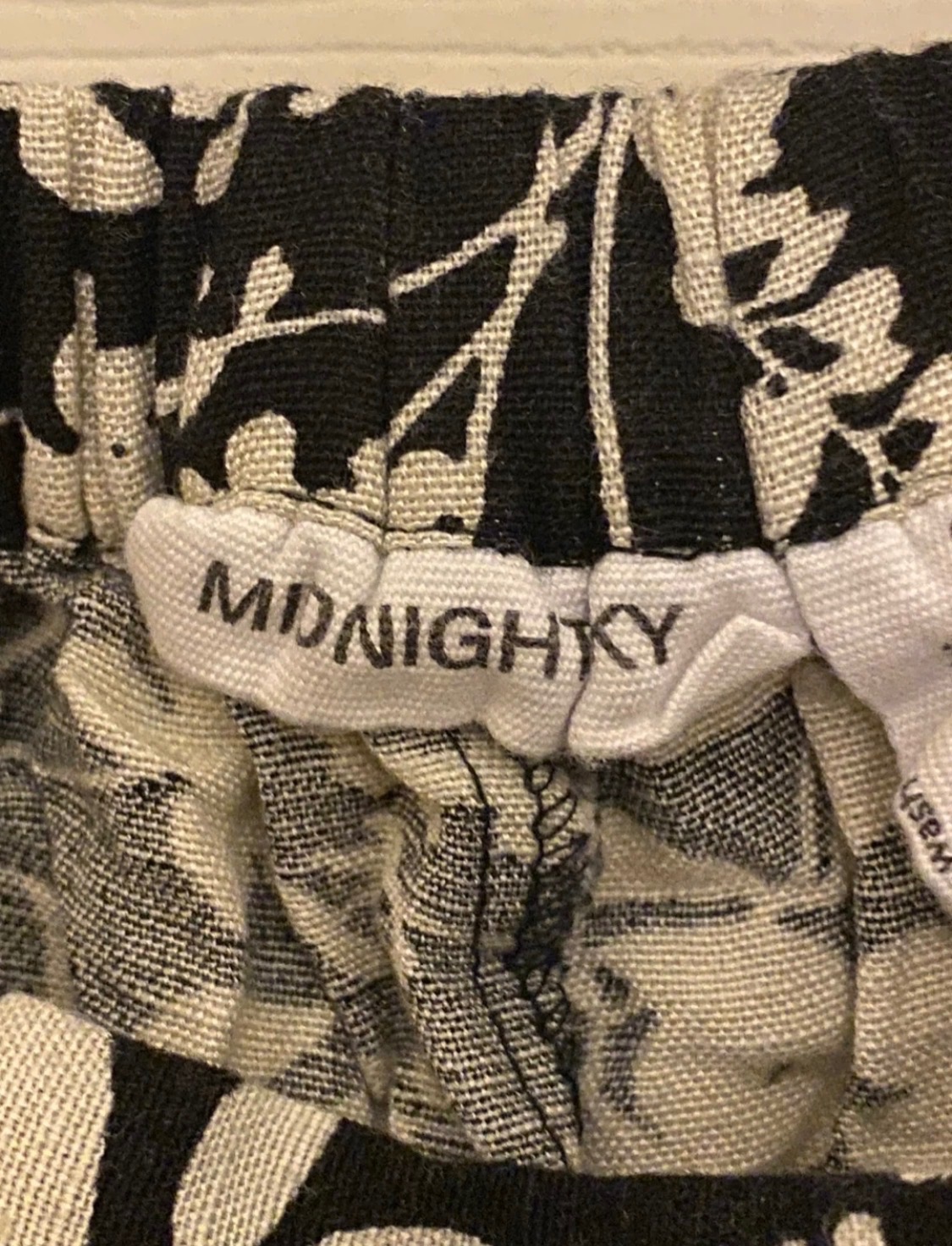 Midnight Sky Black Floral Wide Leg Pants - photo 3