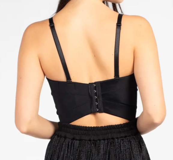Vienne Embellished Bustier Crop Top - photo 2