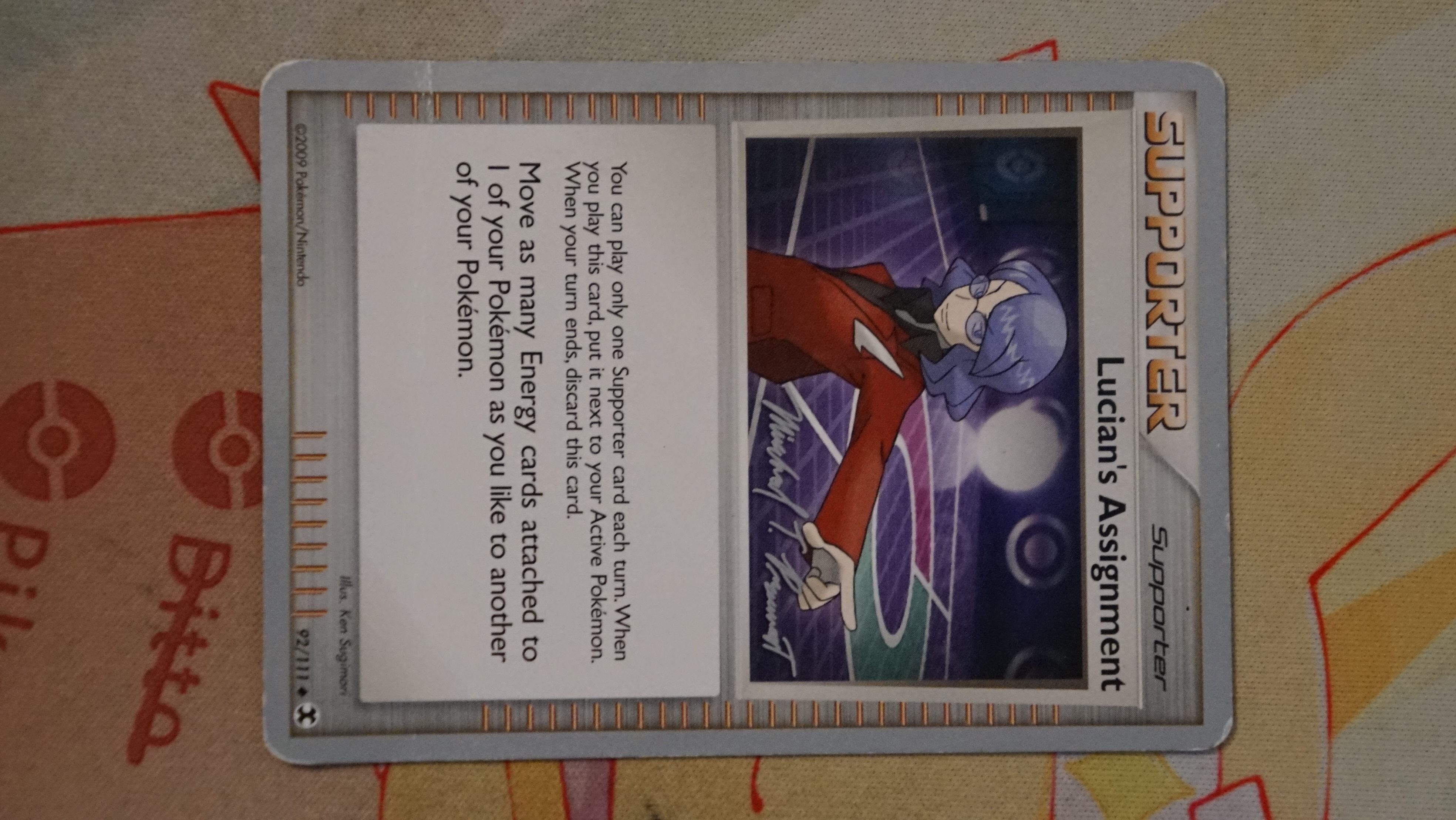 Pokemon Lucians Assignment 92/111 World Championships 2010 Deck - photo 3
