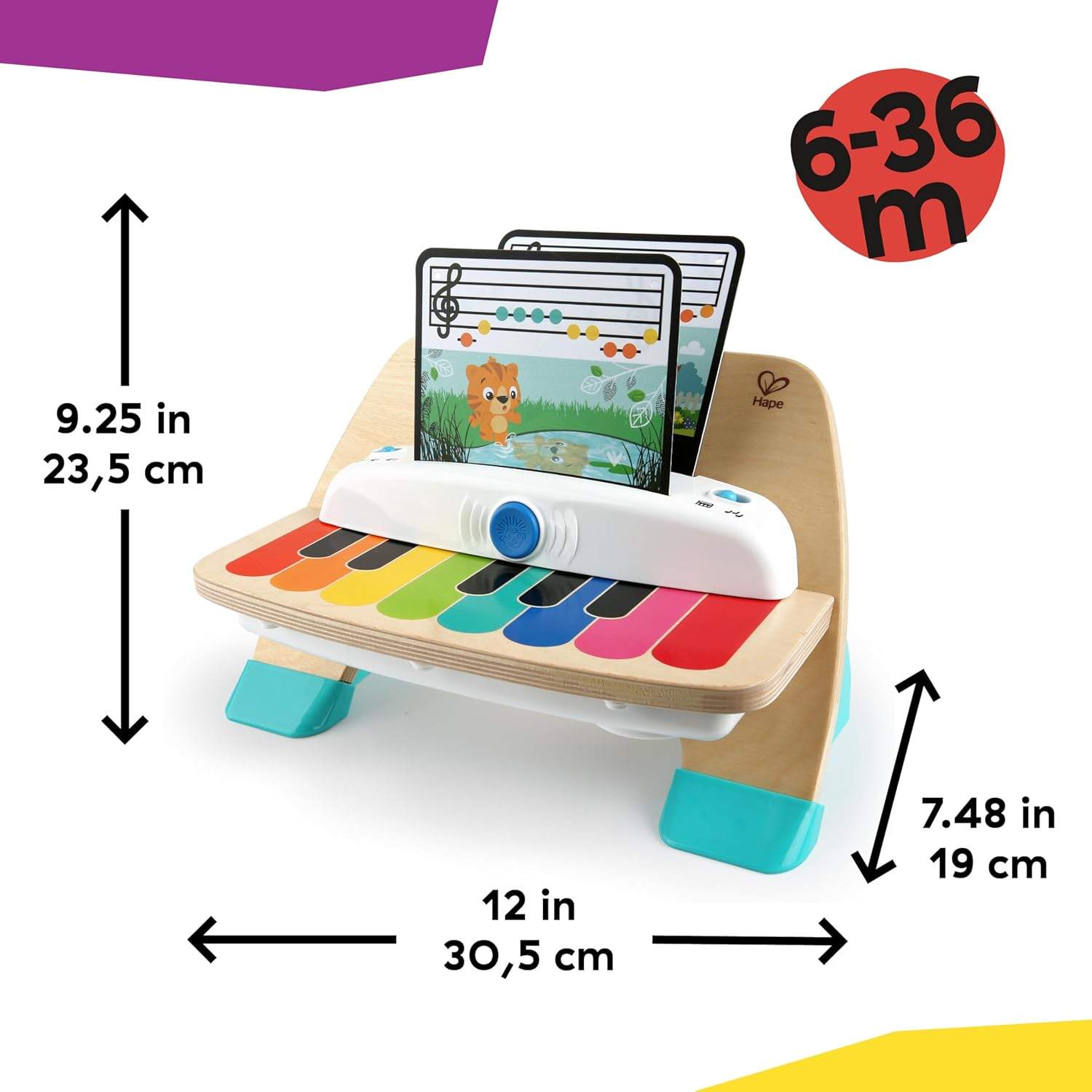 Baby Einstein Hape Magic Touch Piano - photo 4