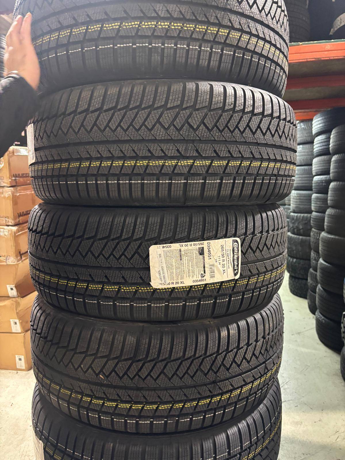 NEW 265/50/R20 Continental Winters-GrandCherokee/Durango/X5/X6/Q