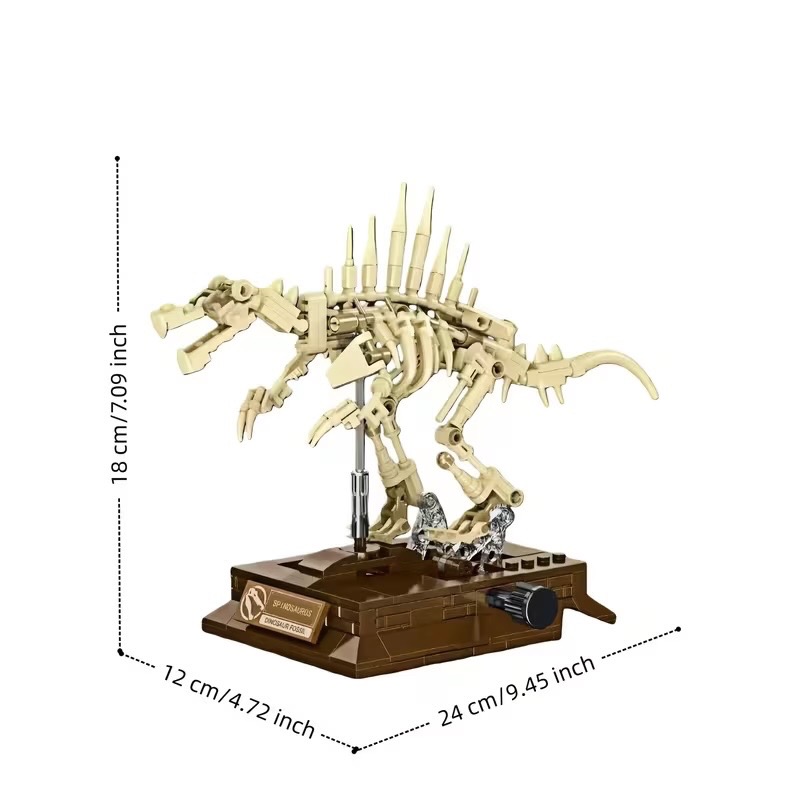 Lego Style Dinosaur Building Kit - Spinosaurus