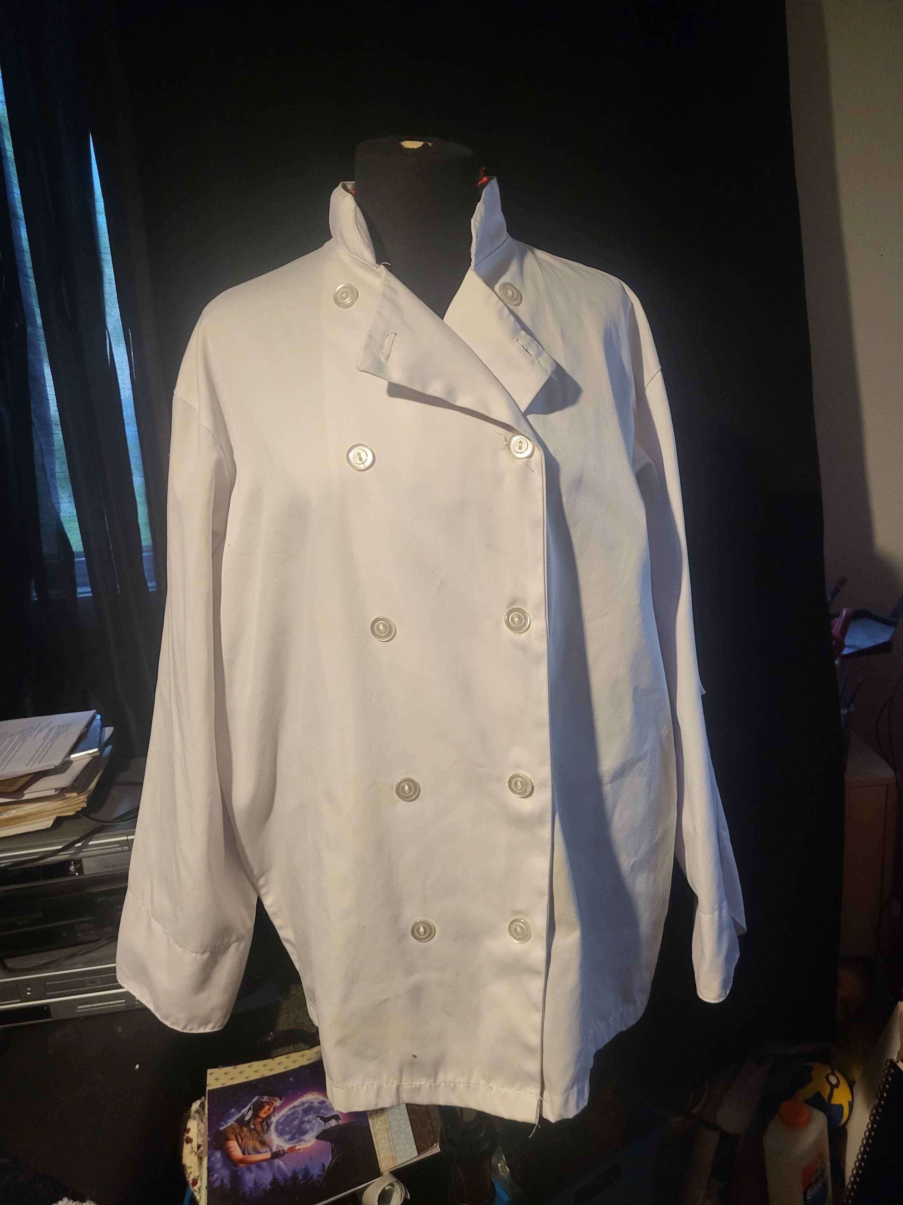 3/4 sleeve Chef white
