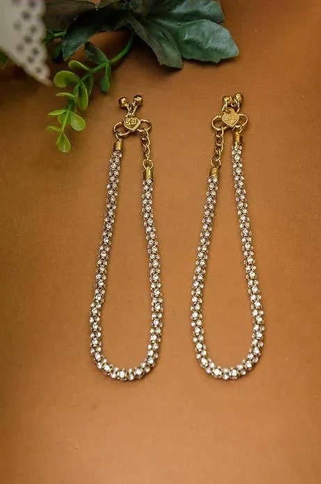 Gold-tone Anklet Set