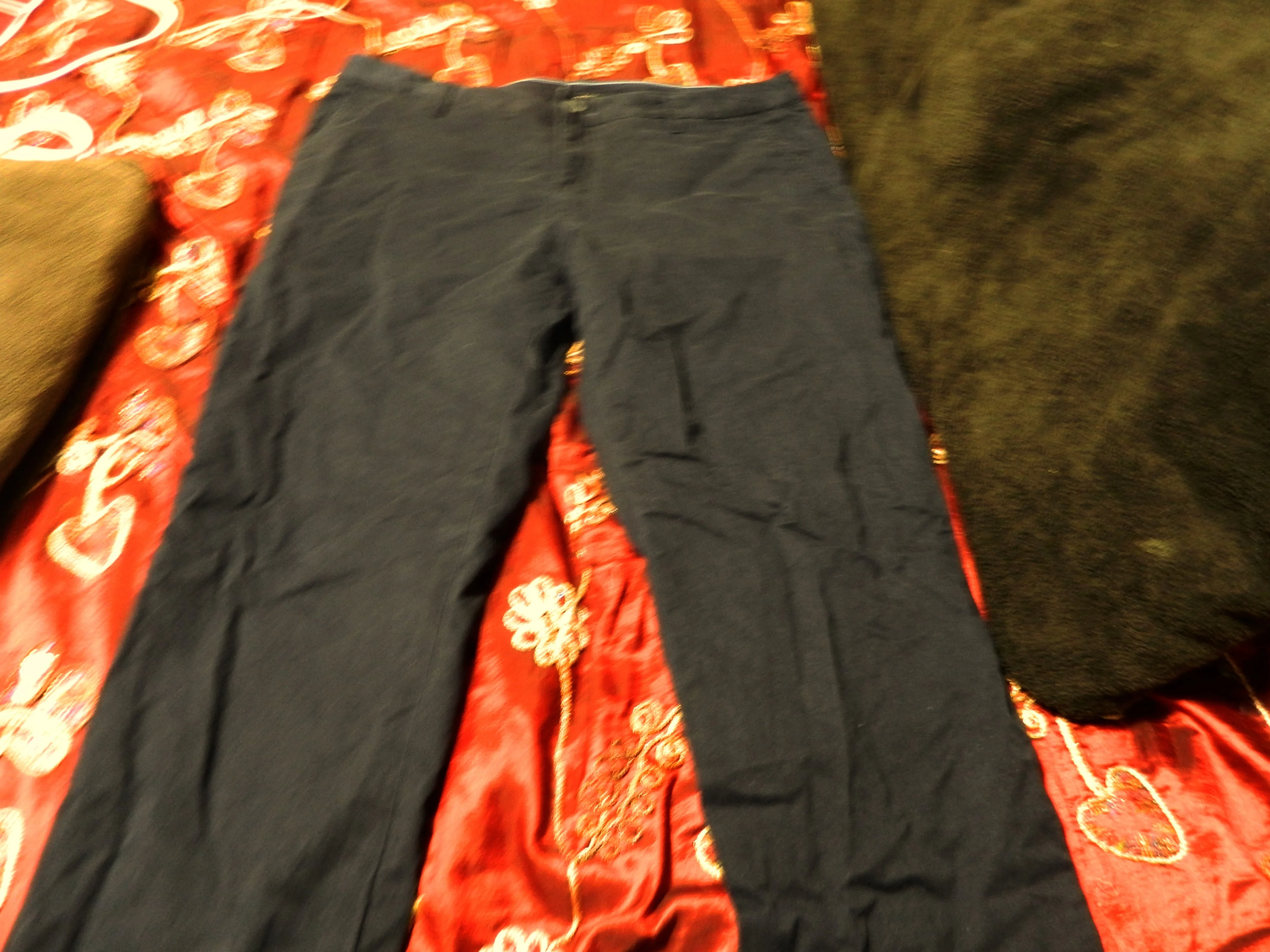 Navy Blue Tommy Hilfiger stretch chino pants - photo 2