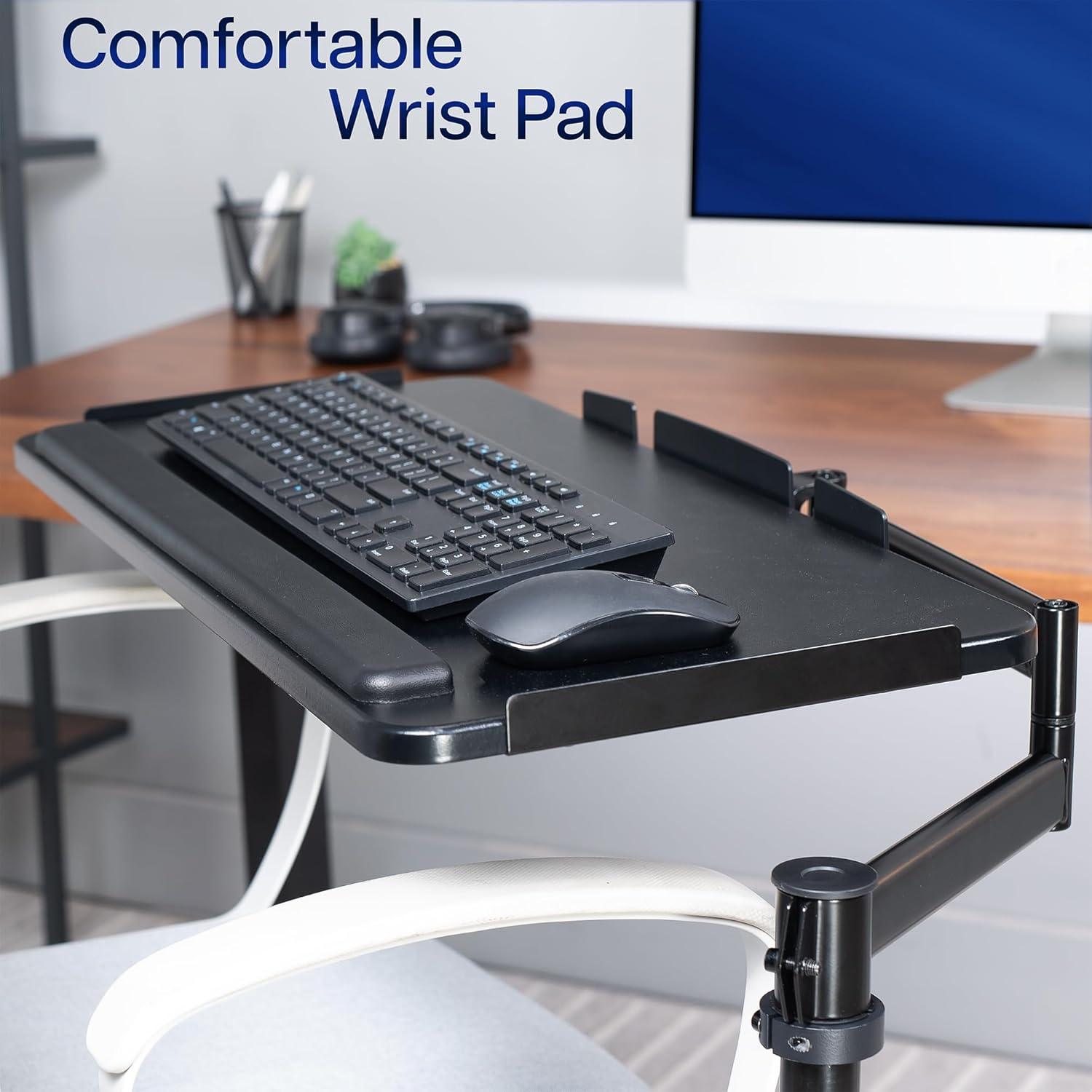 New VIVO Desk Chair Mounted Adjustable Keyboard/ Mouse Tray - photo 4