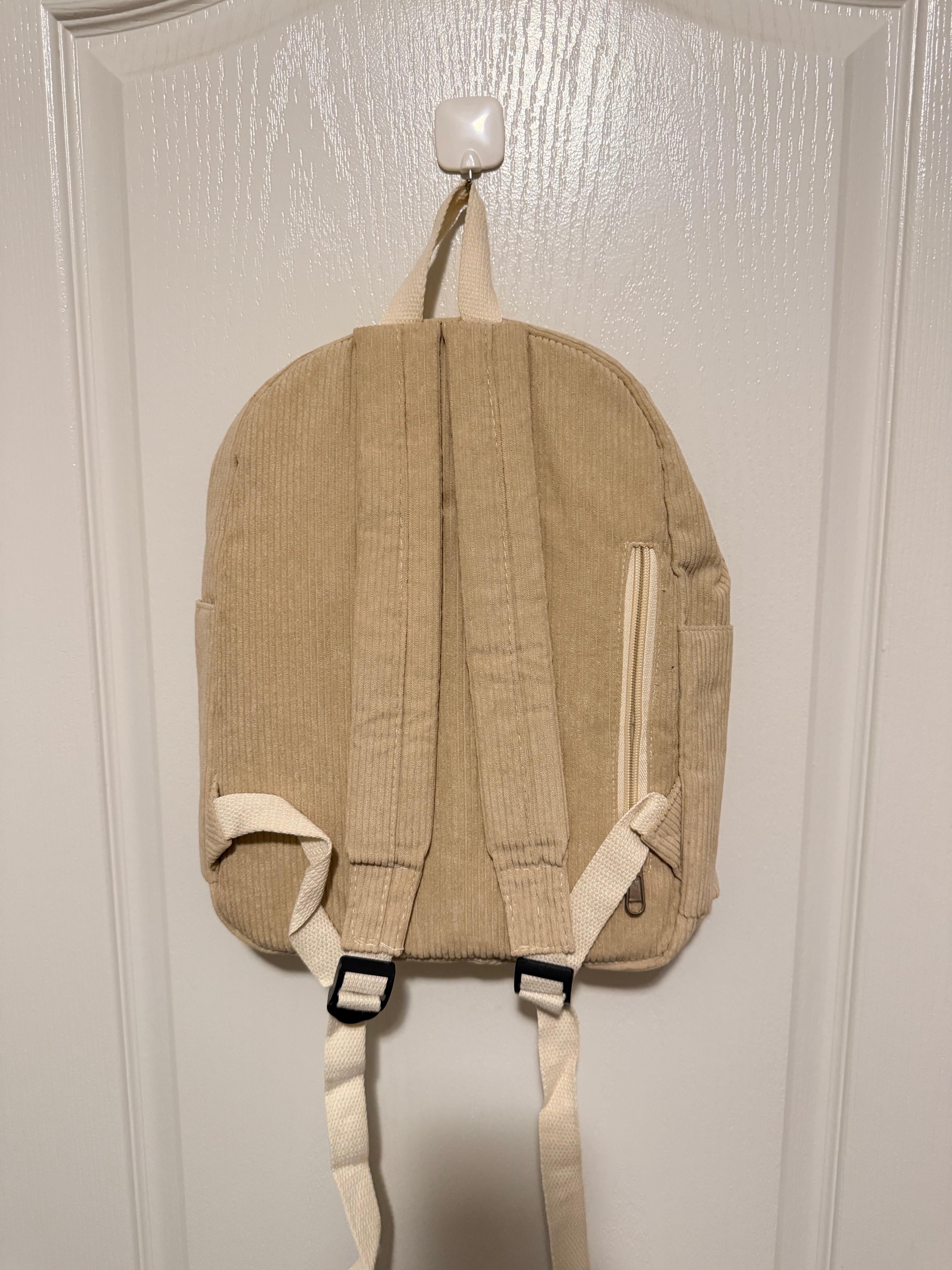 Corduroy Backpack – Beige - photo 2