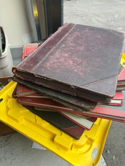 Antique Bound Ledgers & Books