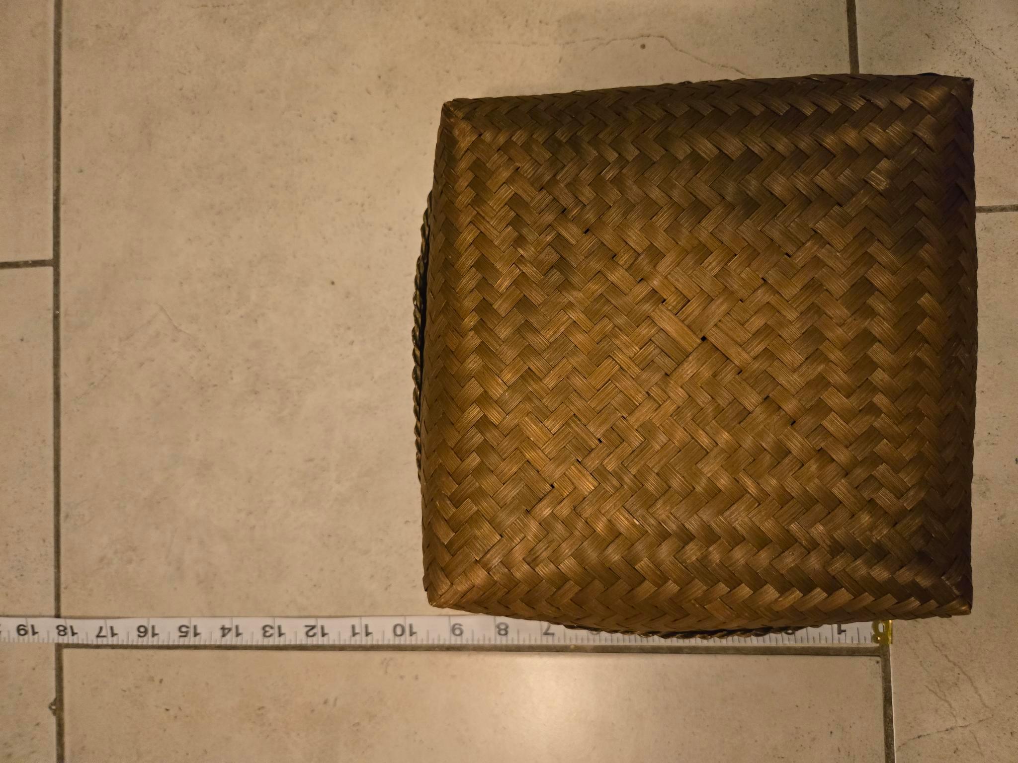 Woven Basket with Lid - photo 5