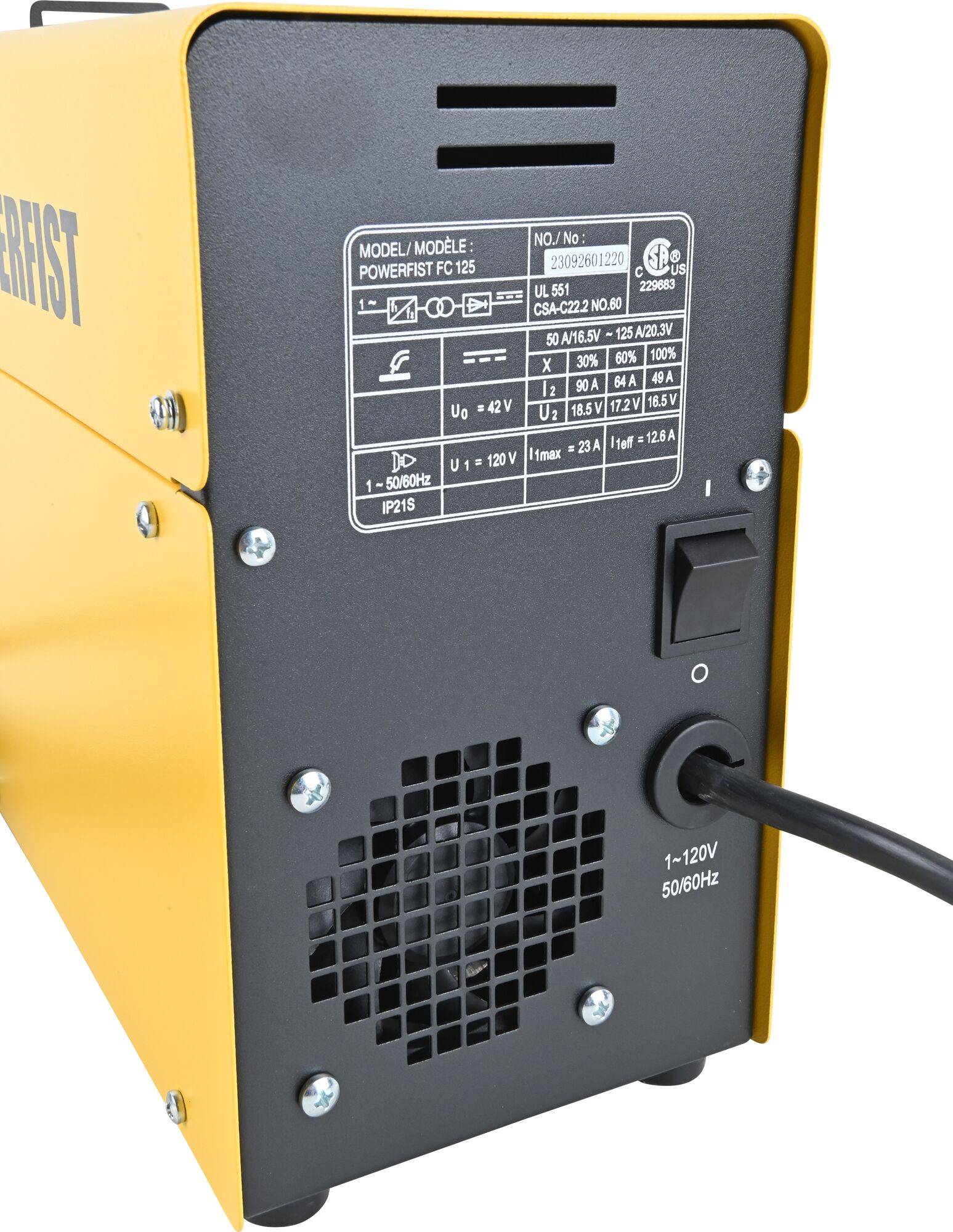 125A Flux-Core Inverter Welder - photo 4
