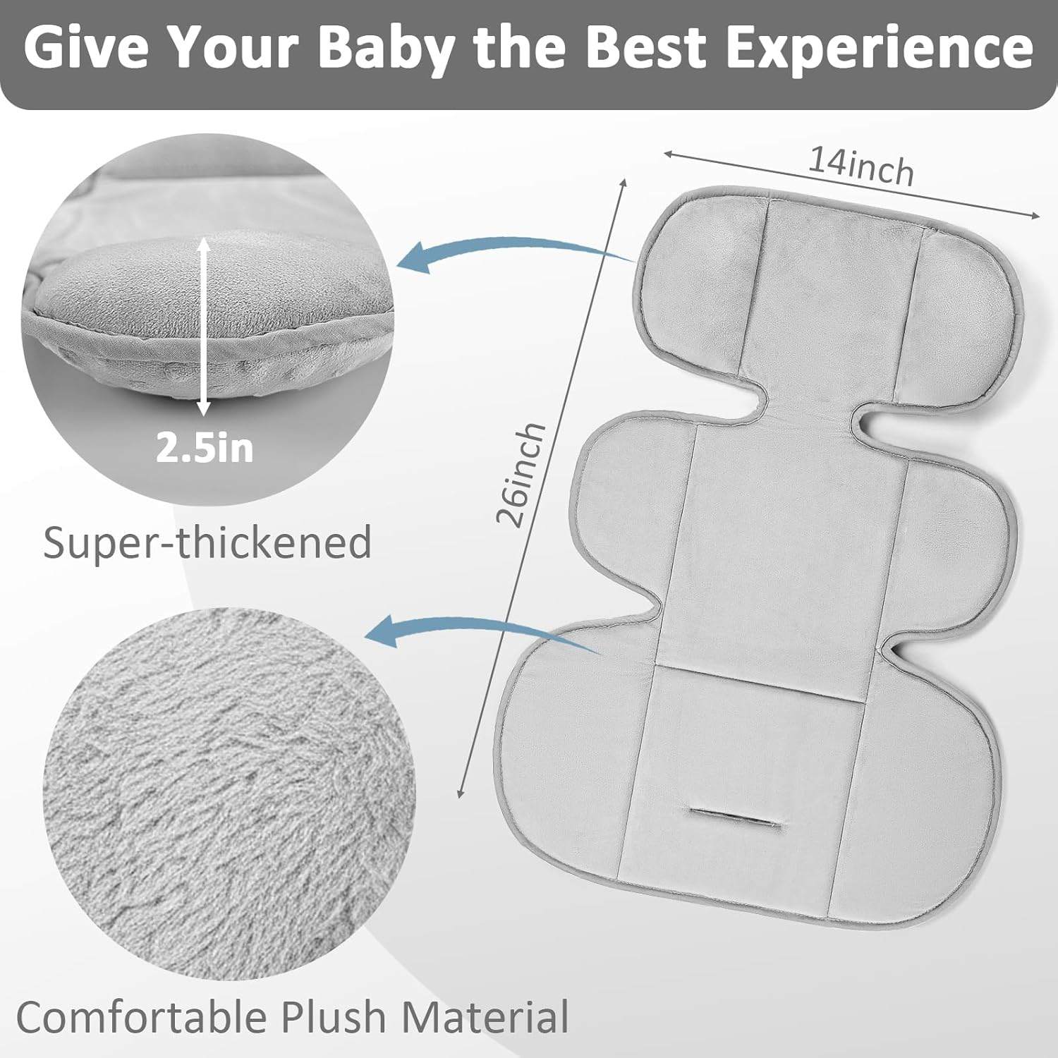 NEW~ 3-in-1 Infant Car Seat Insert Head & Body Support - photo 2