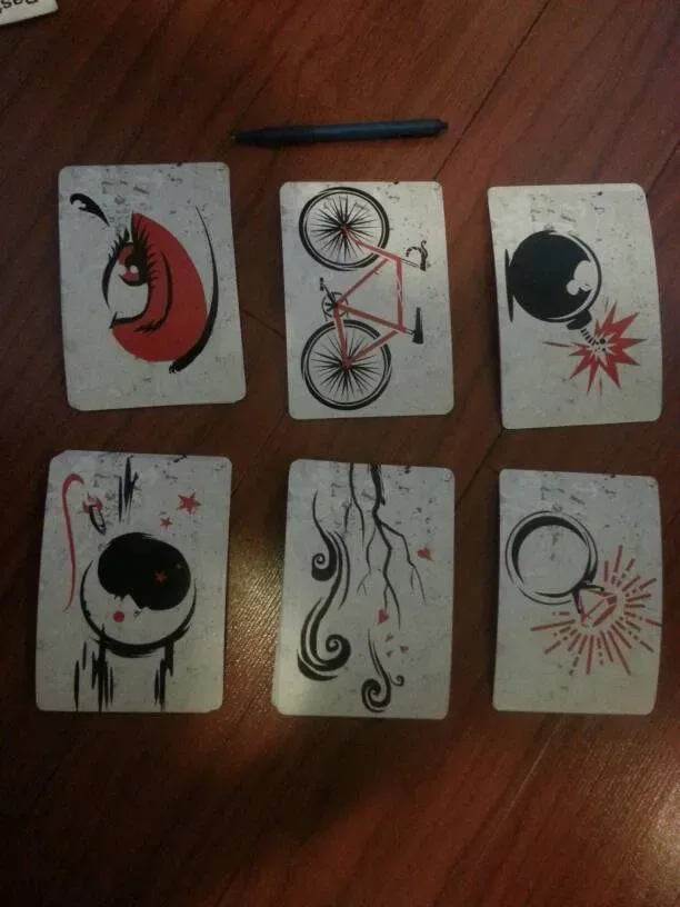 Arsty Postcards: Bomb, Bike, Love Heart Tree Branch, Arty Eye - photo 4