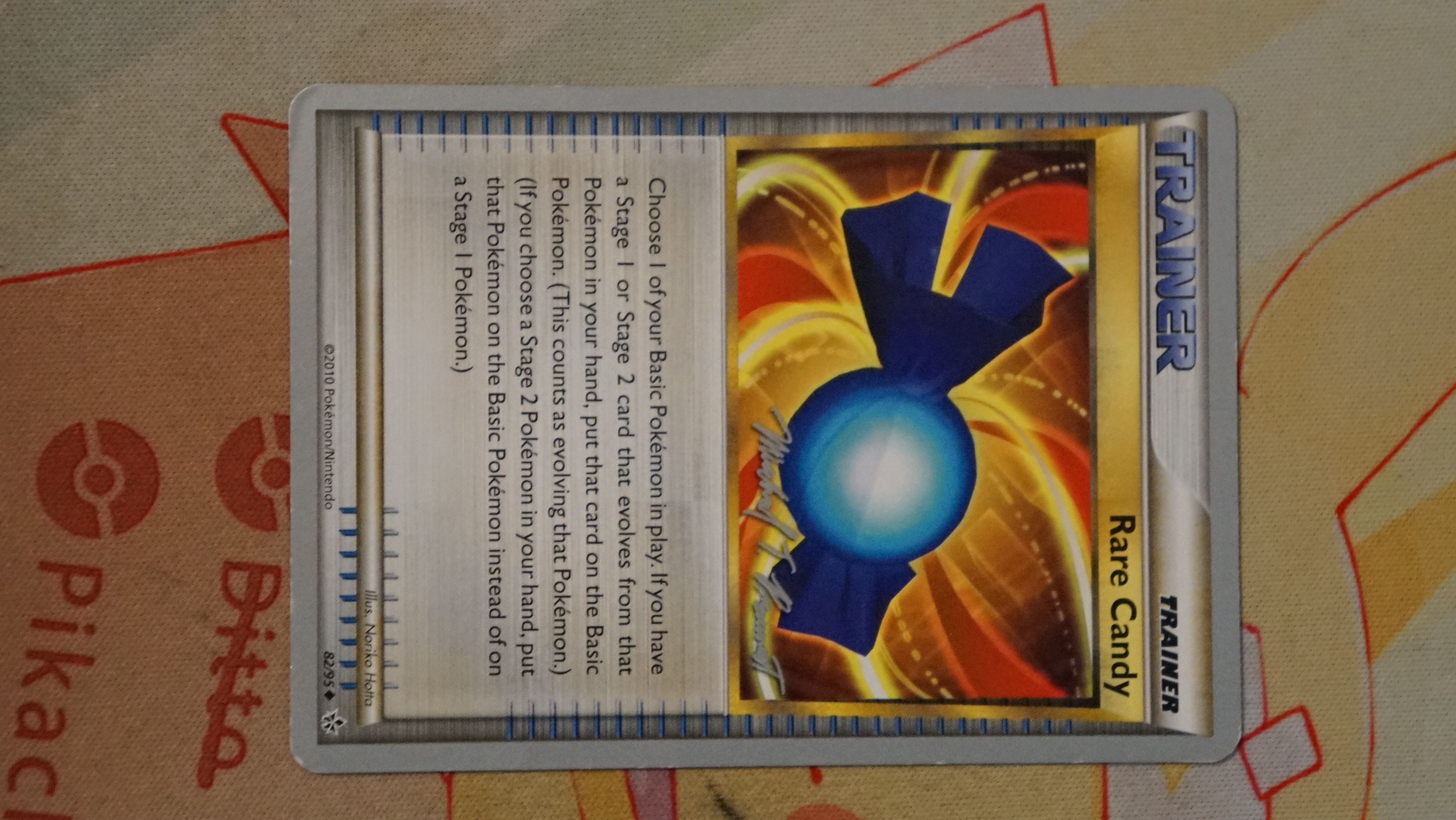 Pokemon Rare Candy 82/95 World Championships 2010 Deck LP - photo 3