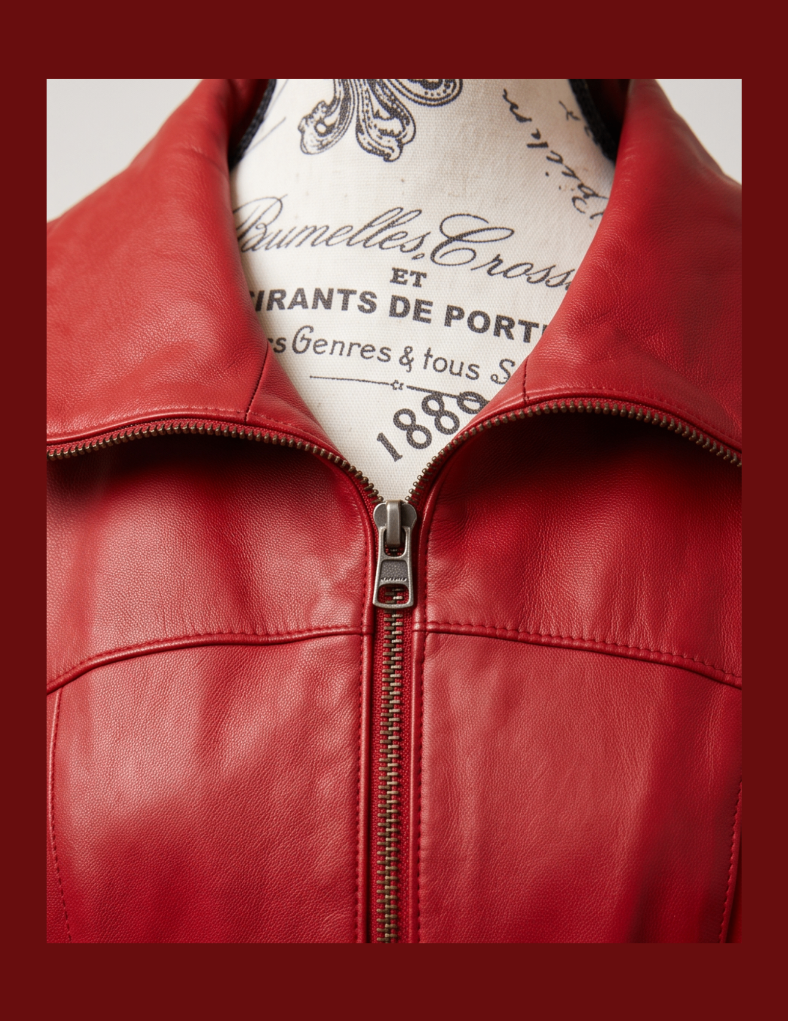 Danier Leather Red Jacket - Women's Small - photo 5