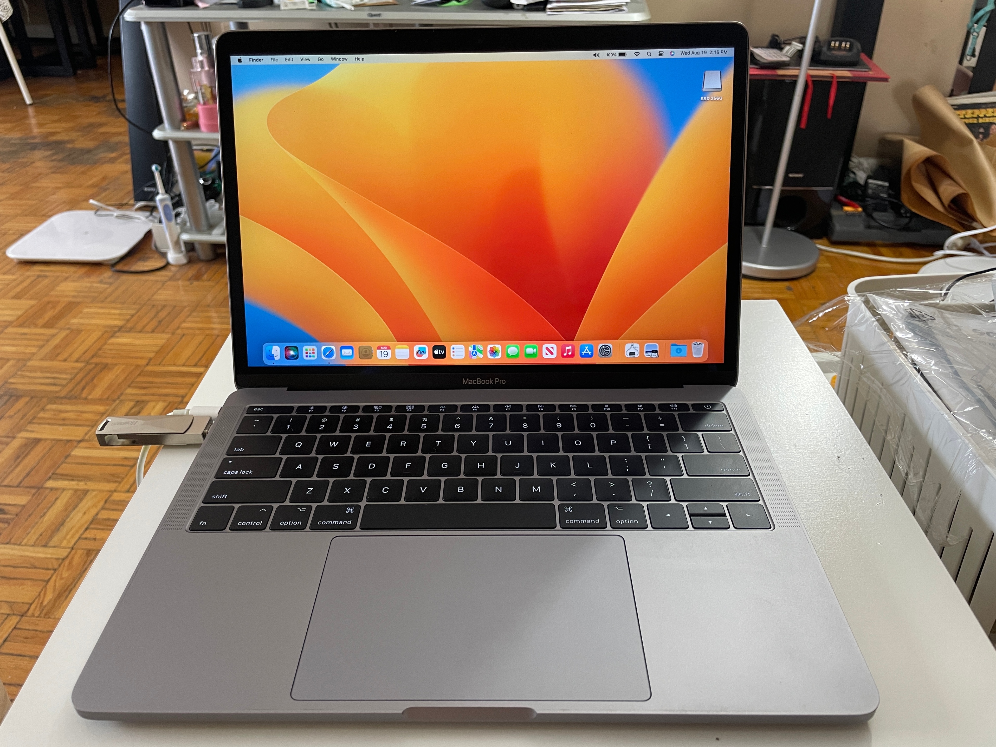 MacBook Pro A1708 with charger