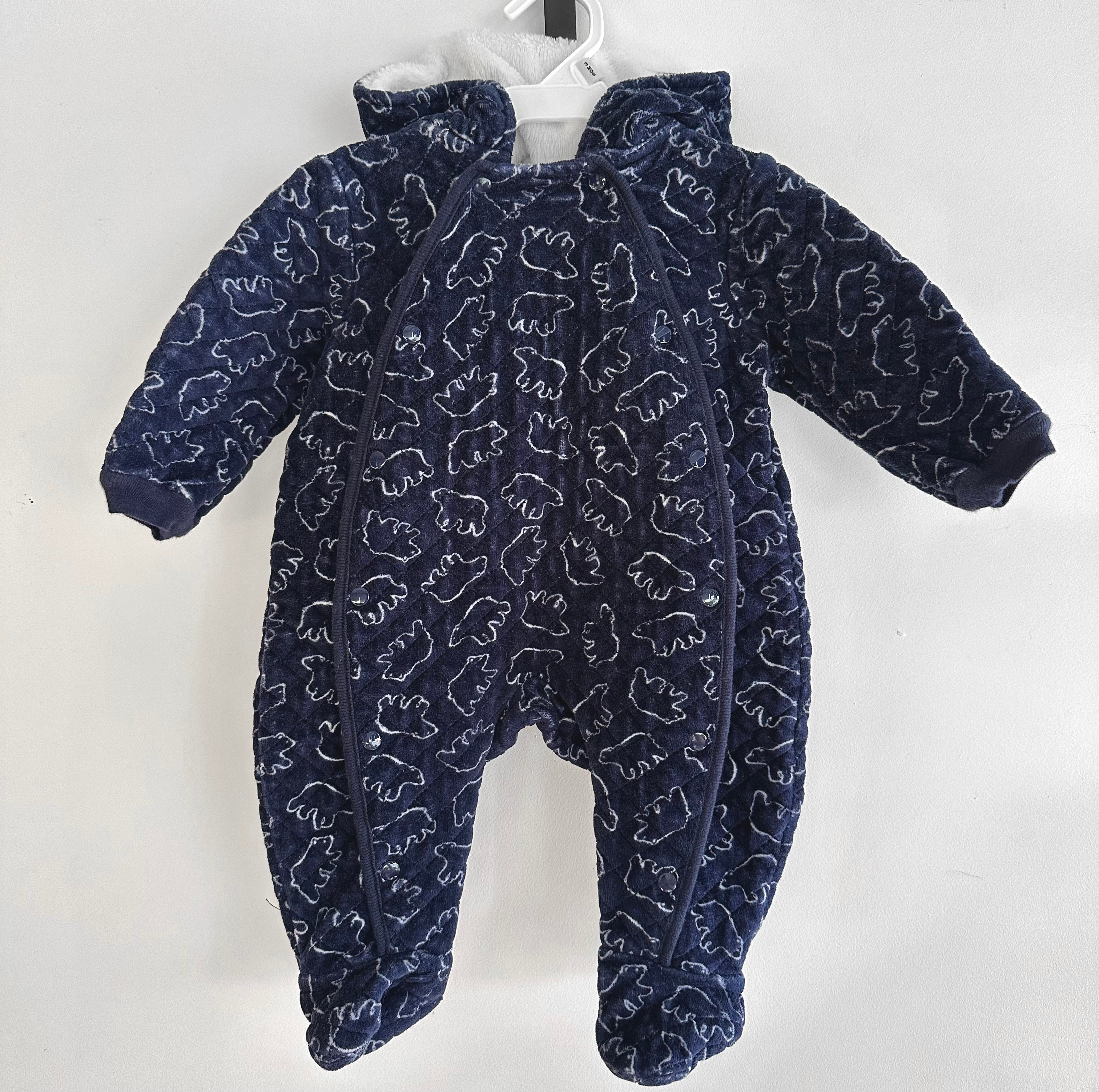 Baby Boy - Nordstrom Hooded Winter Bunting - 3-6 Months