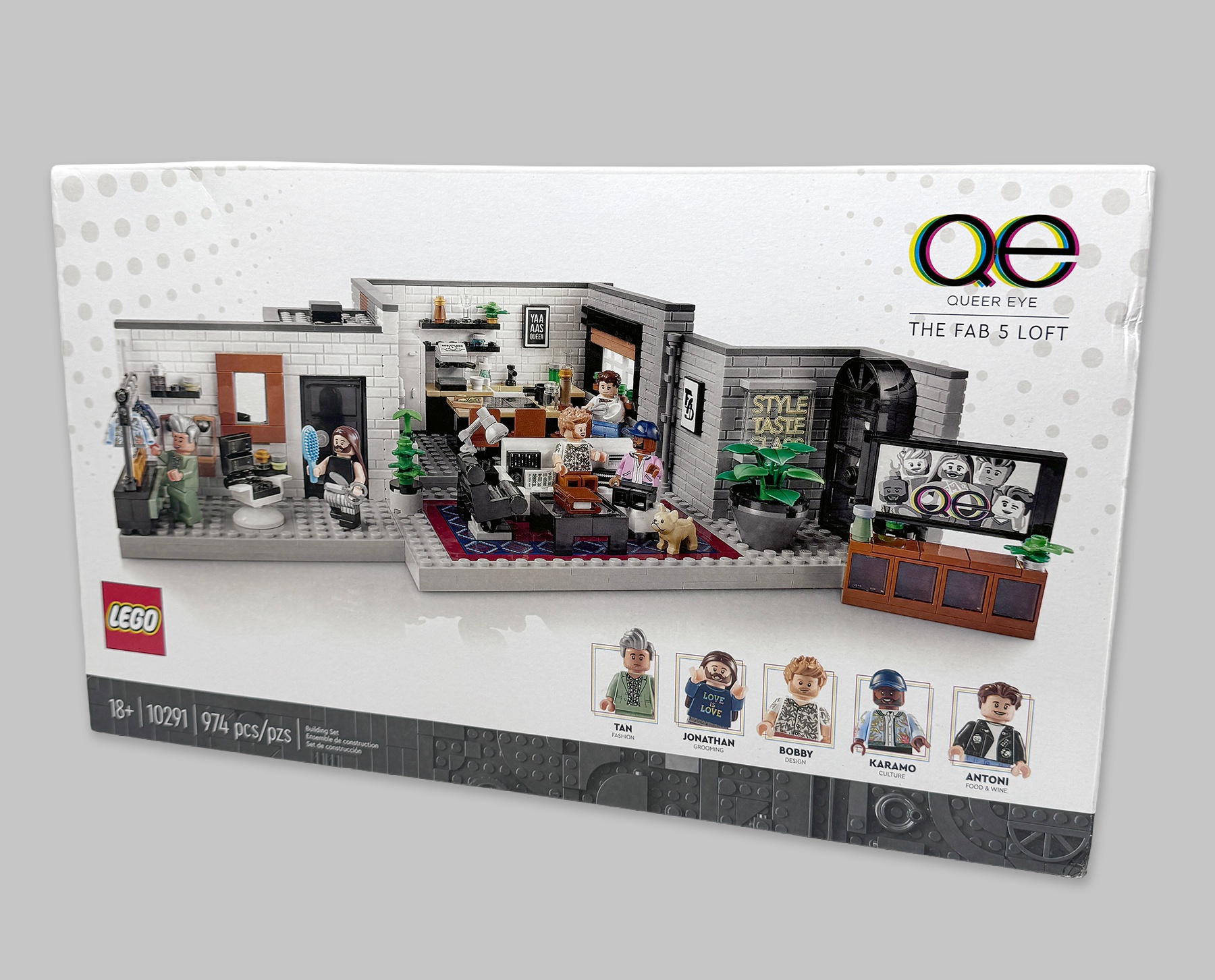 Retired Lego Icons: Queer Eye Loft (10291) New/Sealed - photo 3
