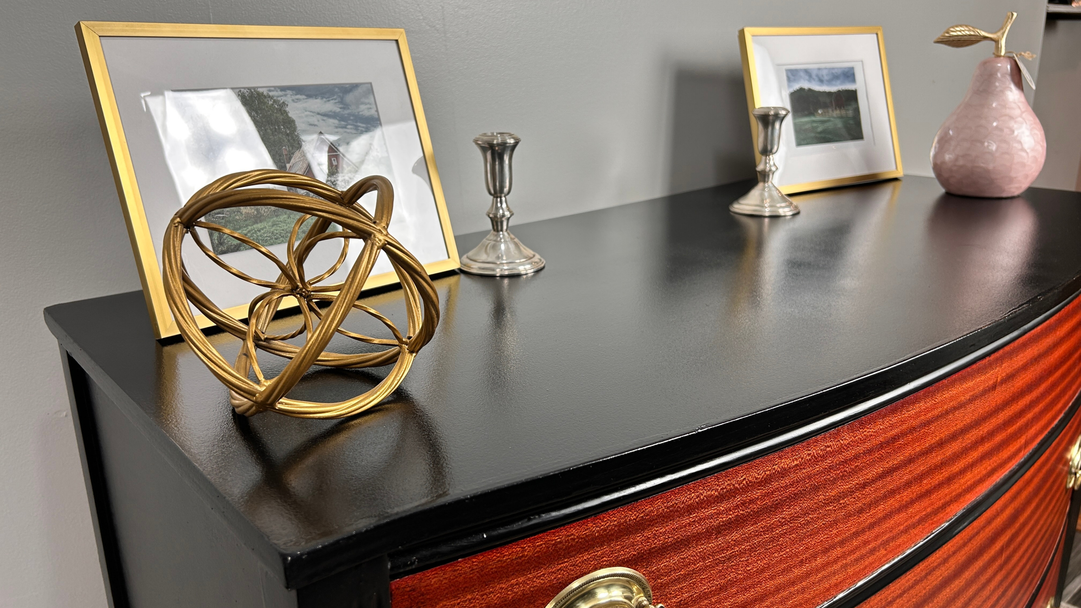 Black Dresser Mahogany Federal Chest Delivery - photo 4