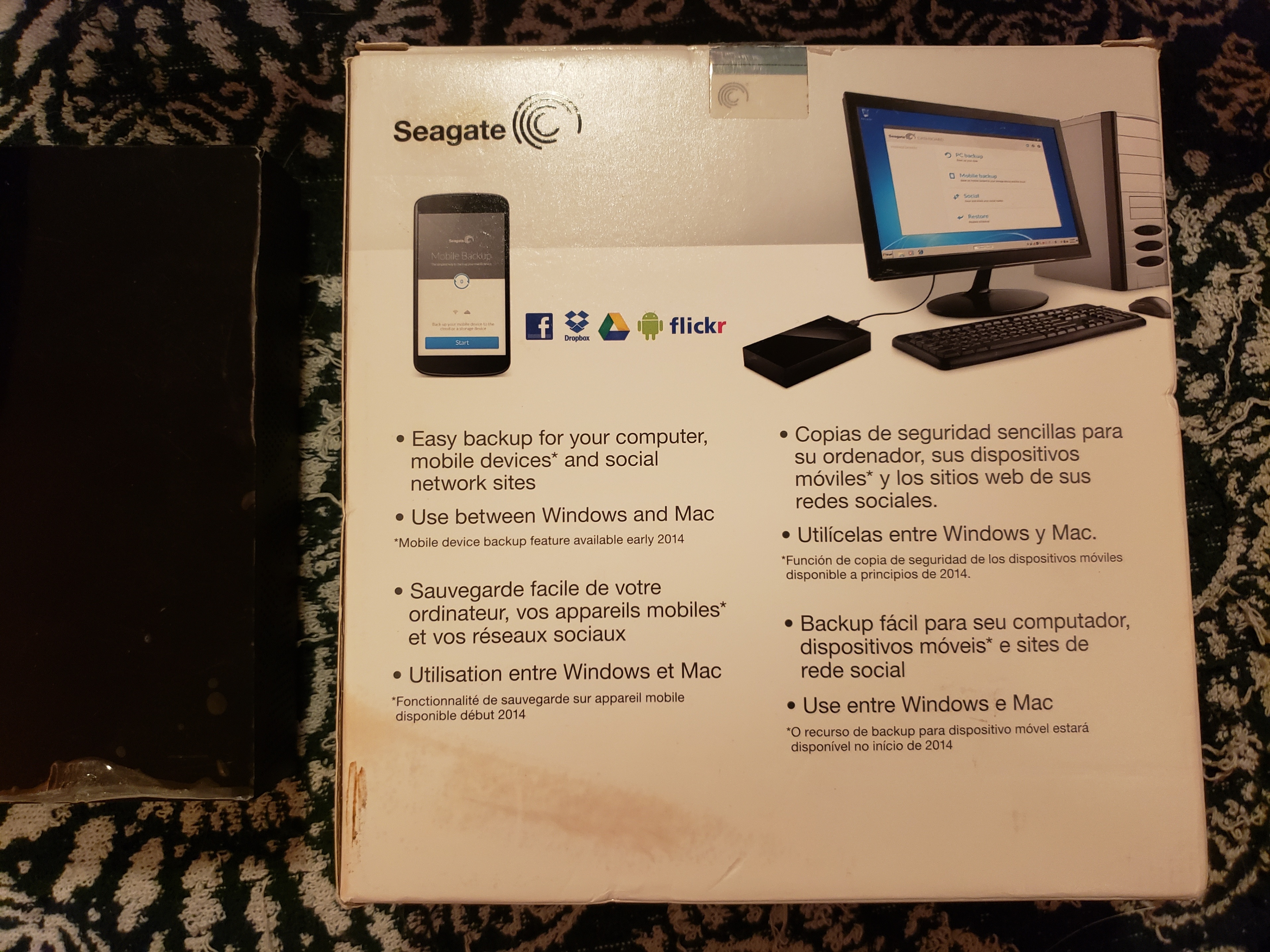 3 TB External Hard Drive USB 3.0 Seagate Backup Plus 3TB HDD - photo 2