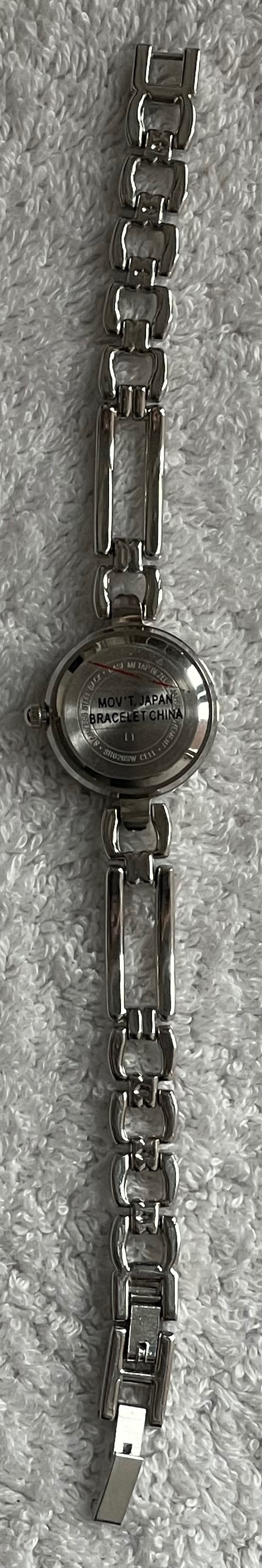 Vintage Currents Silver Open Link Bracelet Watch (Needs Battery) - photo 5