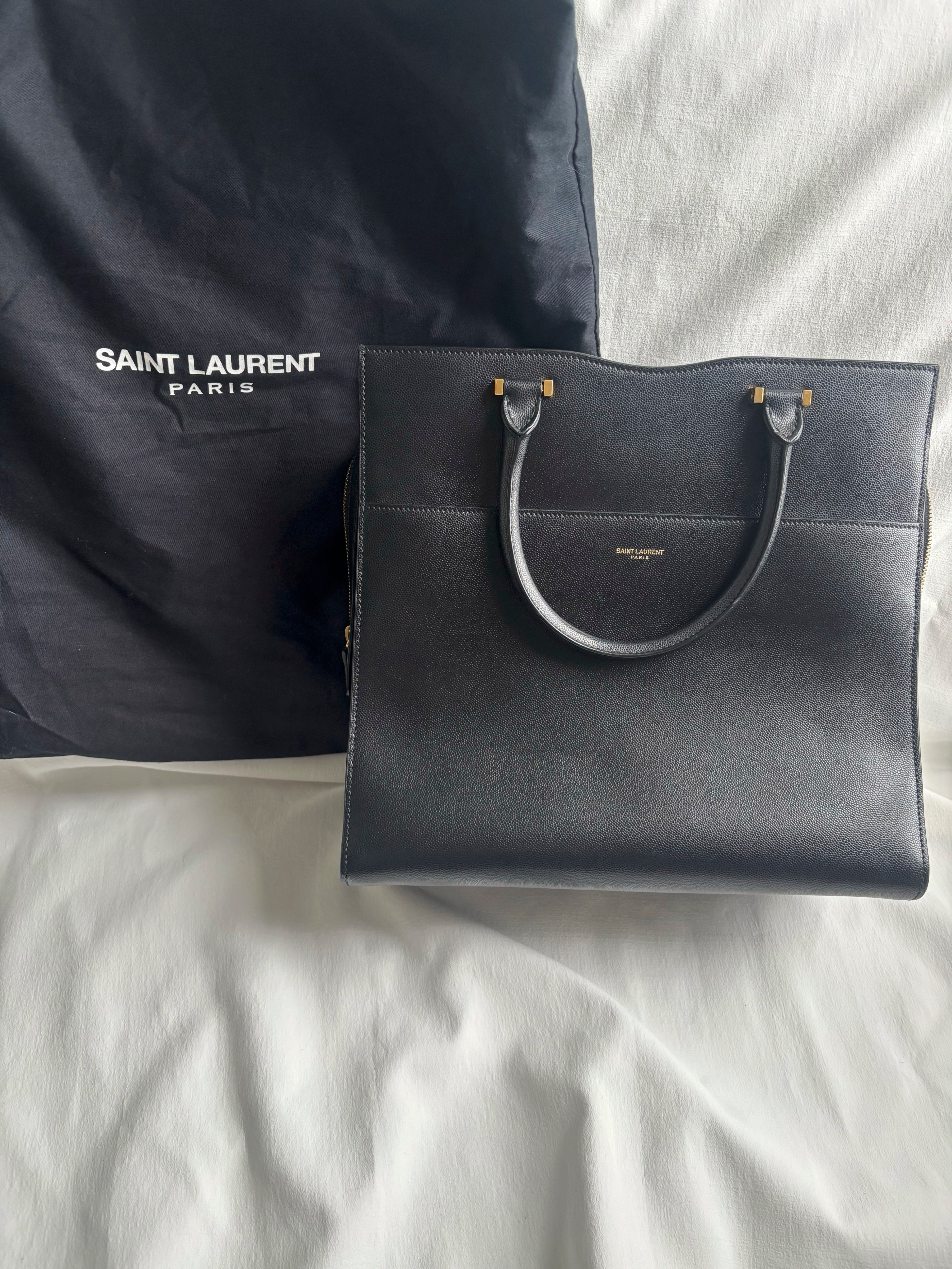 Saint Laurent Paris Tote Black Bag