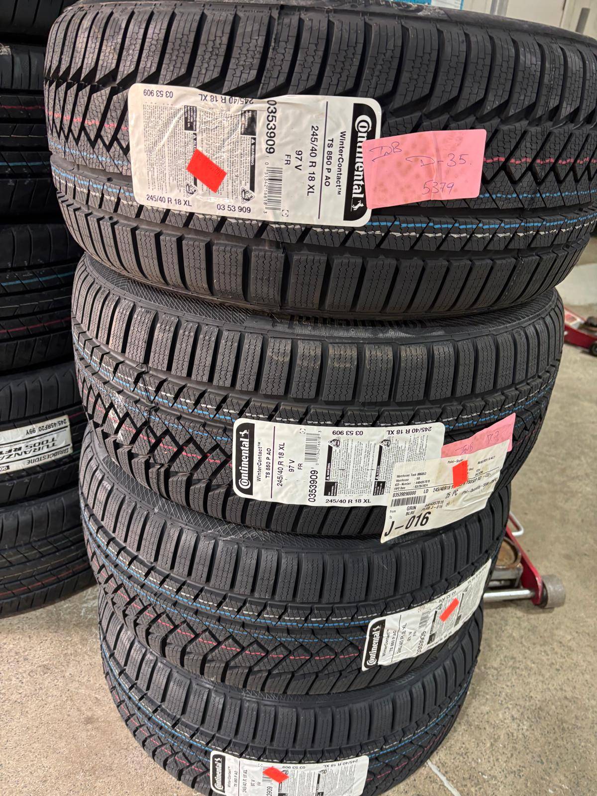 NEW 245/40/R18 Continental snows–A4/A5/TT/E Class/CLS/Impreza/L