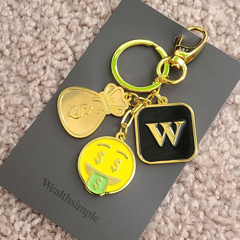 WealthSimple Keychain and Magnetic Card Holder (1 set, 3 pcs) - photo 2
