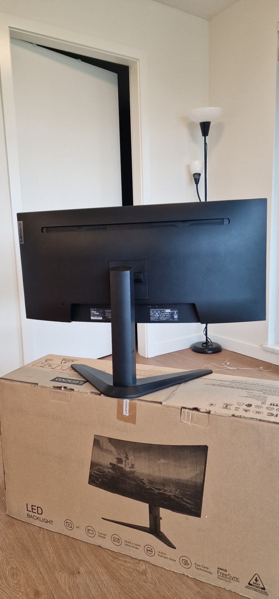 Lenovo G34w-10 34” Ultrawide Curved Gaming Monitor 144Hz – $250 - photo 2