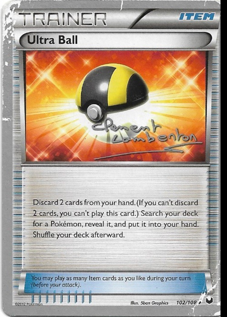 Pokemon Ultra Ball 102/108 World Championships 2013 Deck HP