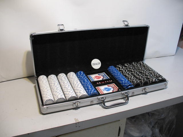 500 Piece Bicycle Poker Set, LIKE NEW