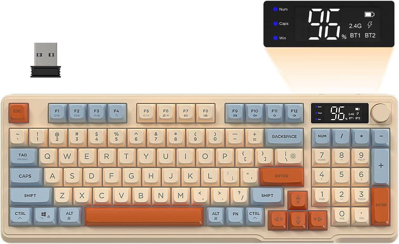 NEW FREEWOLF M96 Wireless Gaming Keyboard