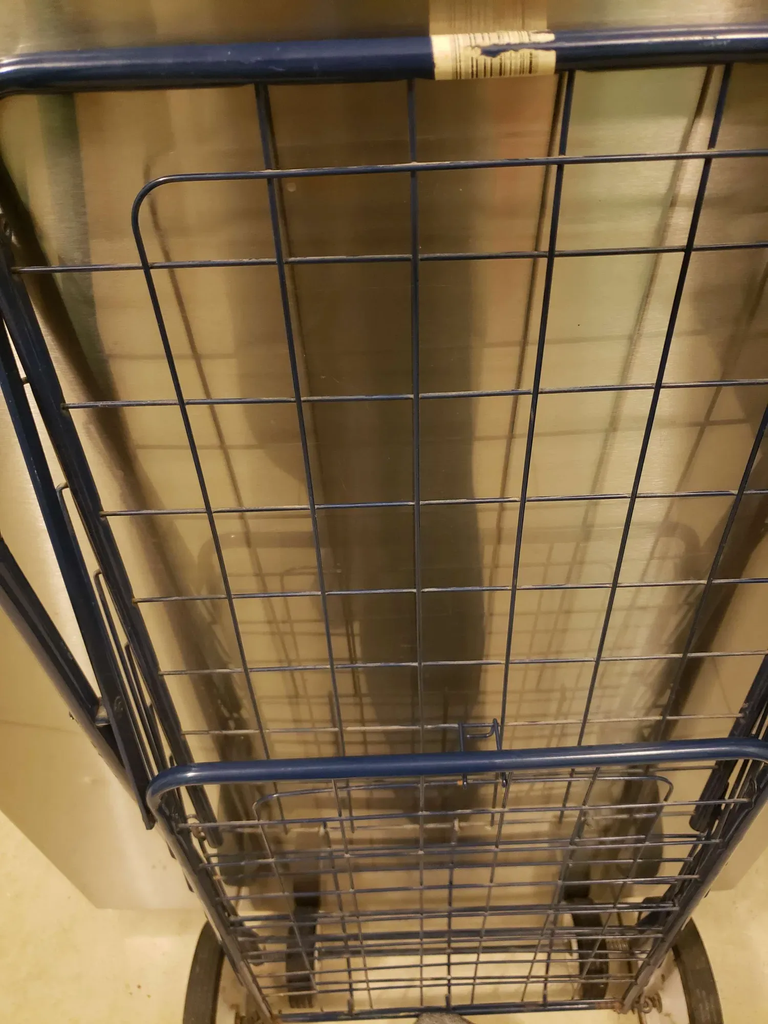 blue folding trolley cart for loan or trade - photo 3