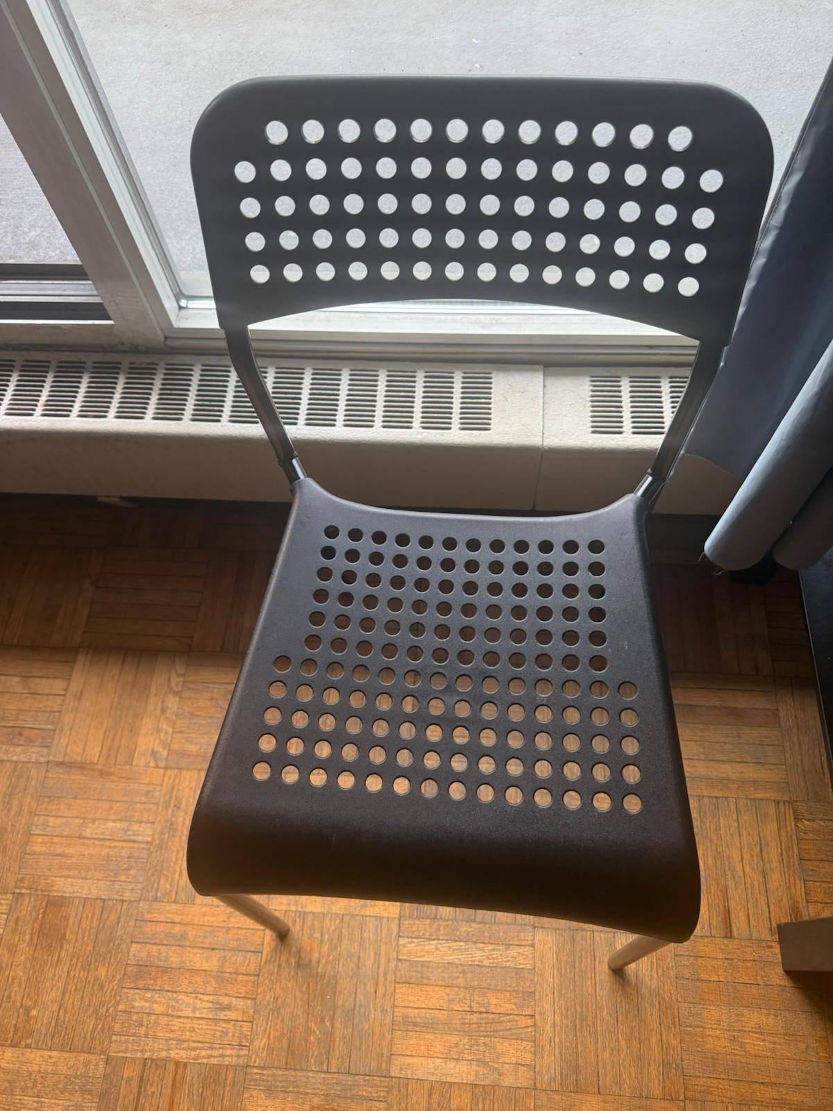IKEA Black Dining Table and Chairs Set