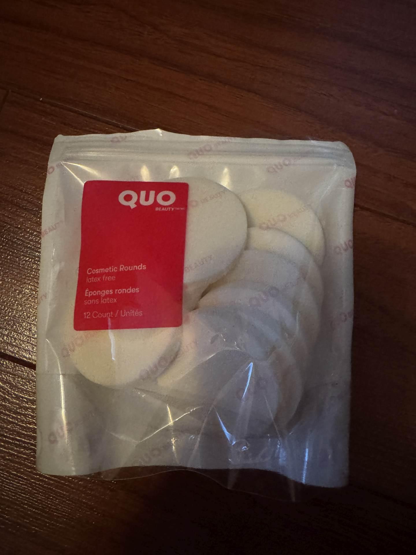 QUO Cosmetic Rounds Latex-Free Sponges