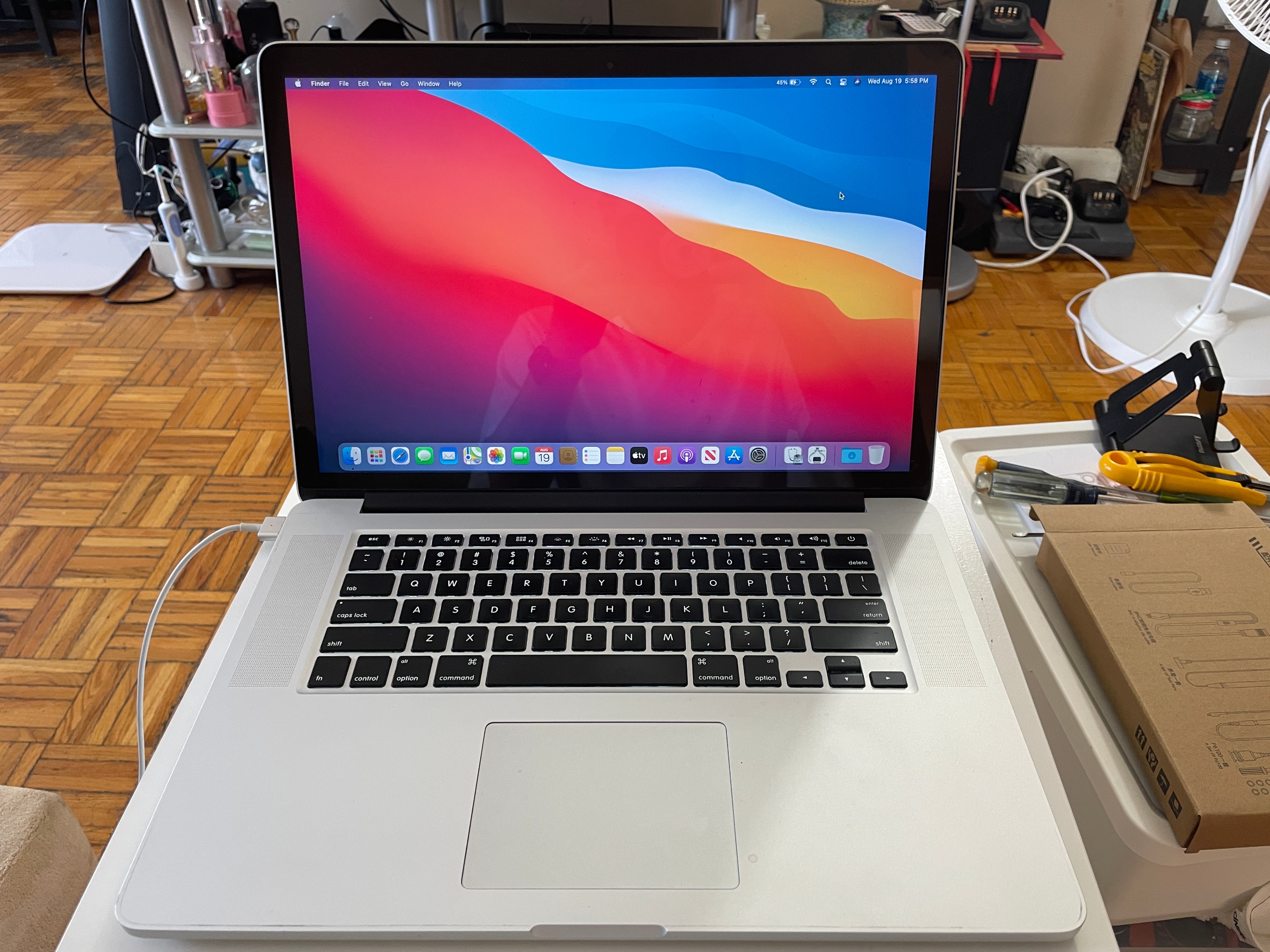 Apple MacBook Pro A1398 with original charger