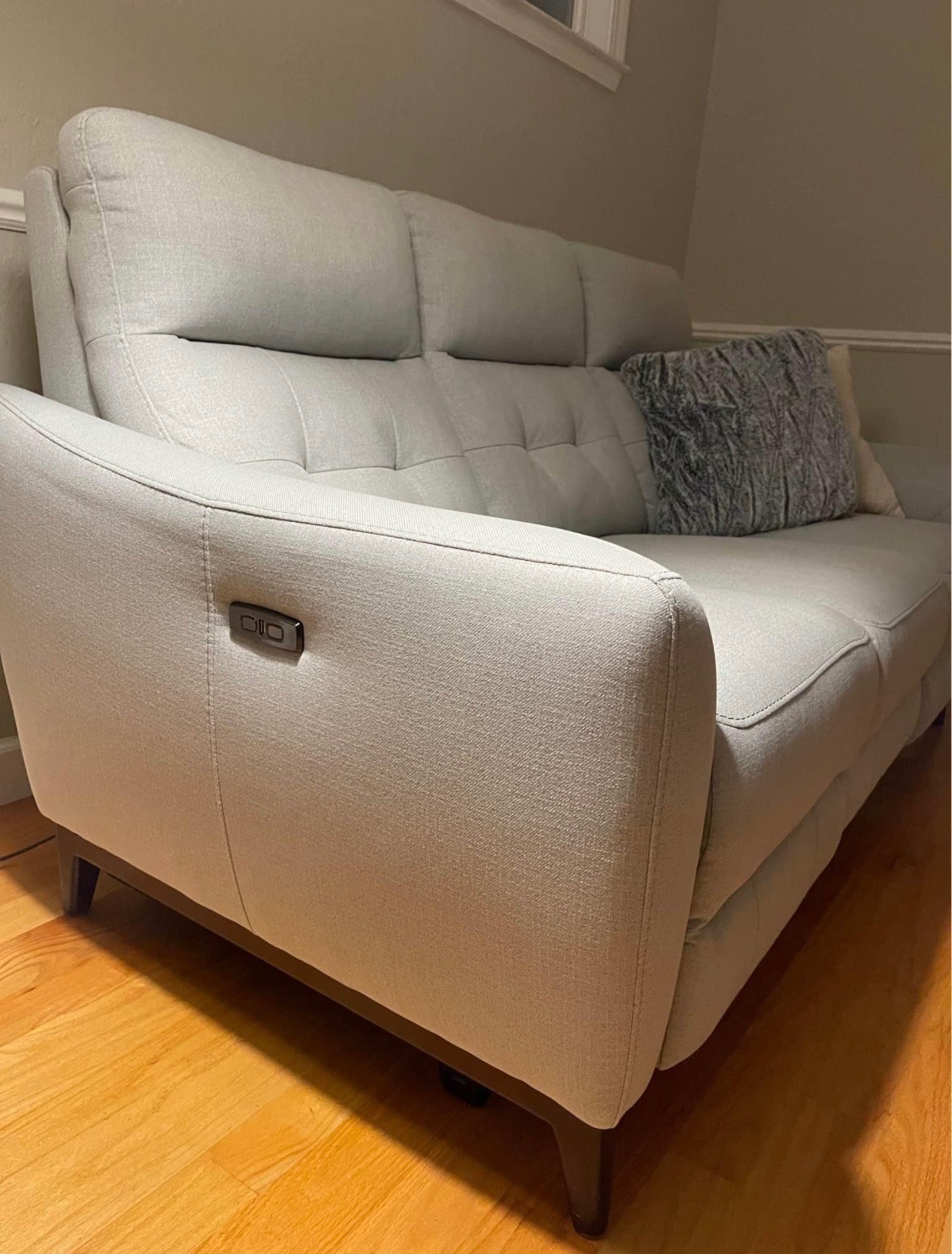 Costco Power Reclining Fabric Sofa, $650 - photo 2