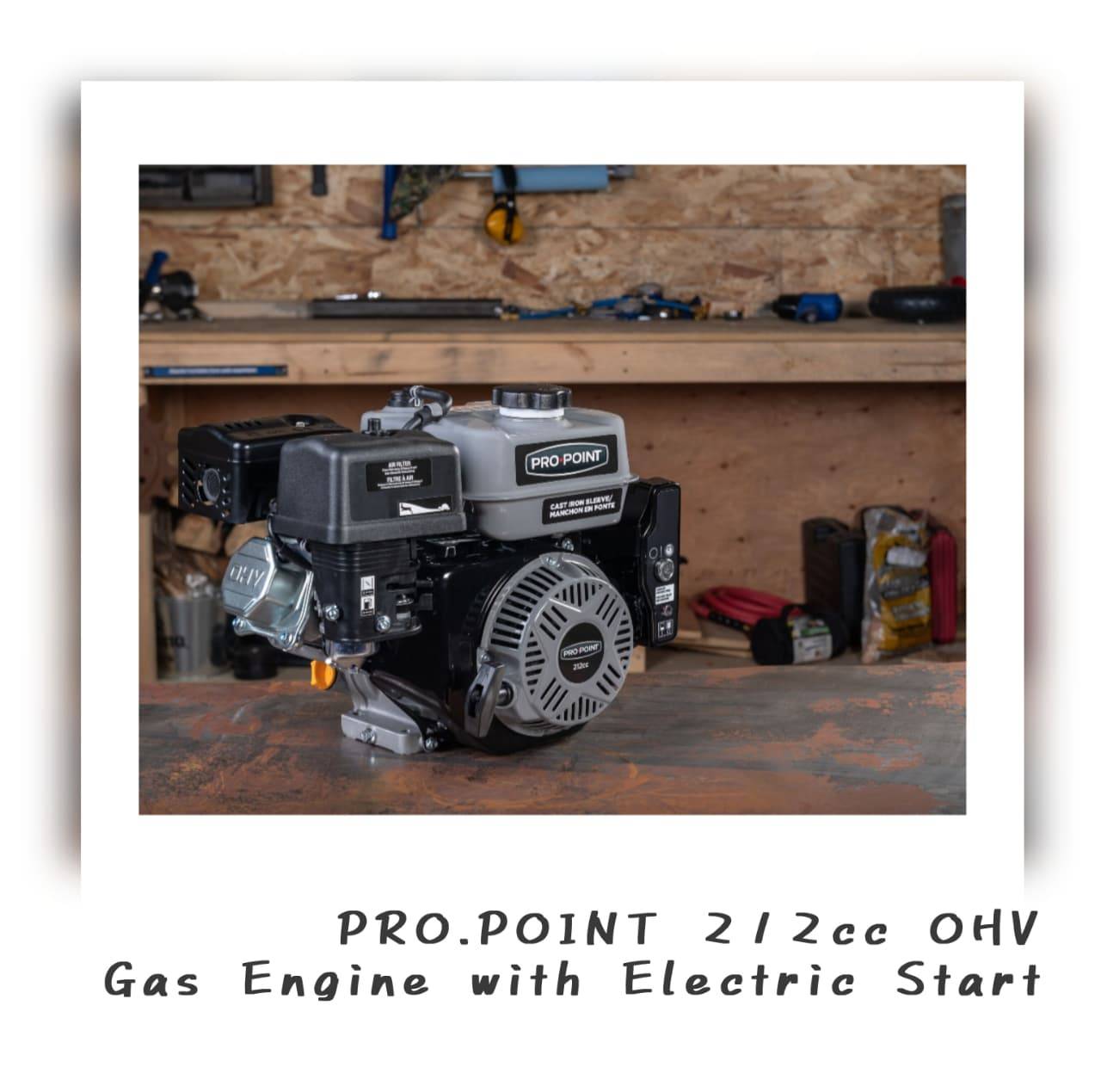 PRO.POINT 212cc OHV Gas Engine with Electric Start - photo 5
