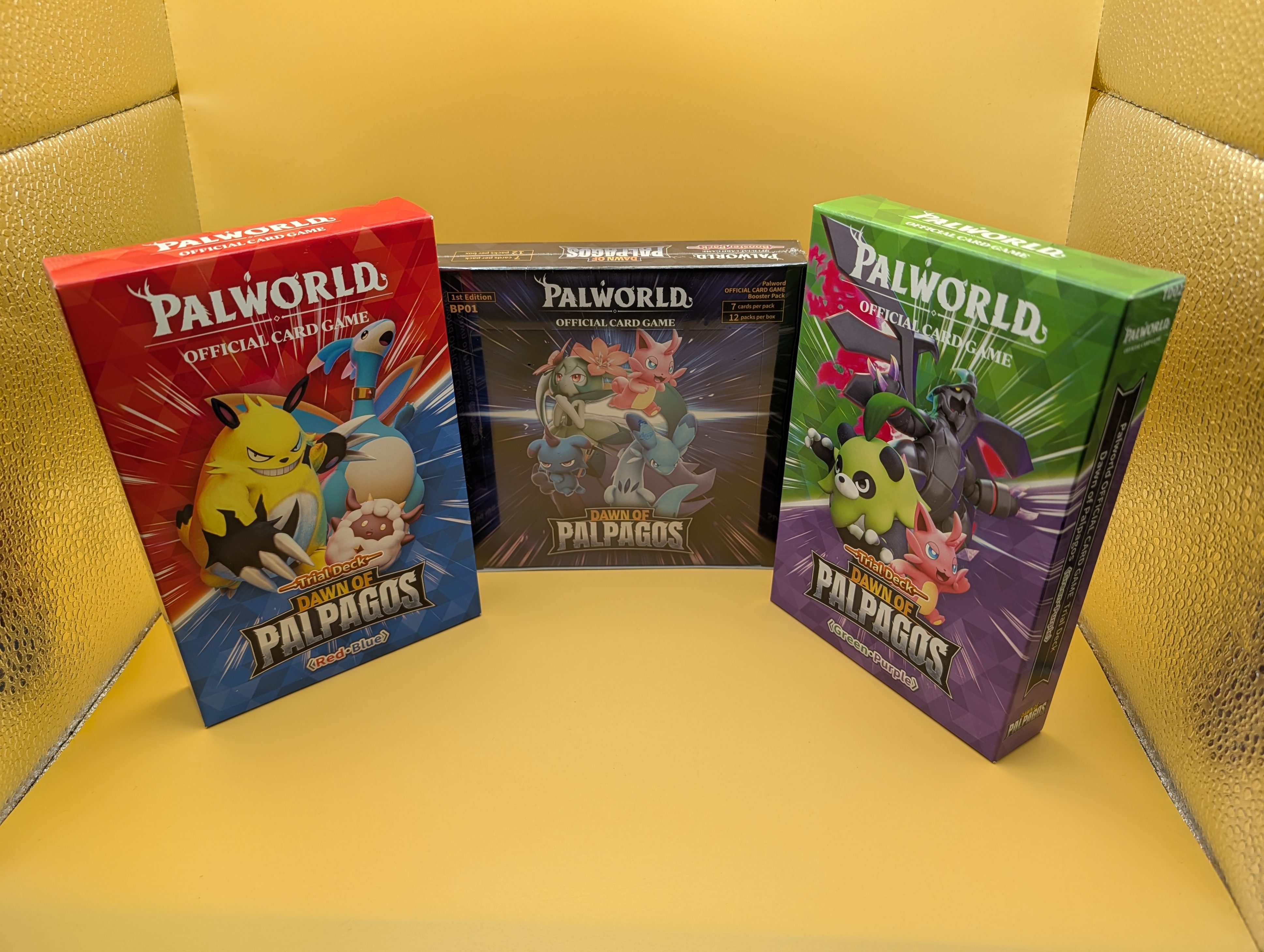 Palworld TCG Booster Box & 2 Trial Decks COMBO
