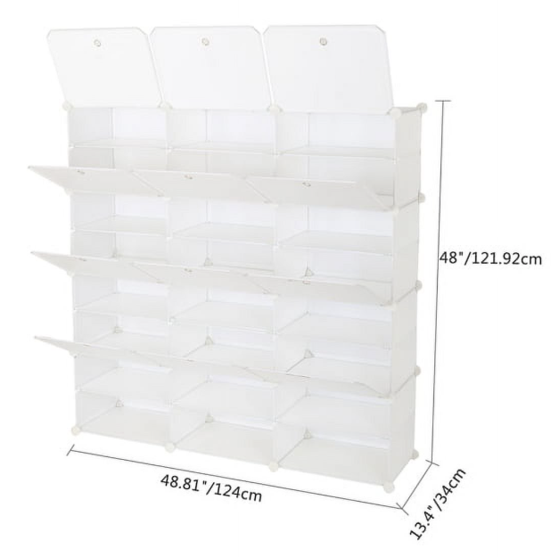 Portable Shoe Rack Organizer (8-Tier, 24 Grids) - photo 3