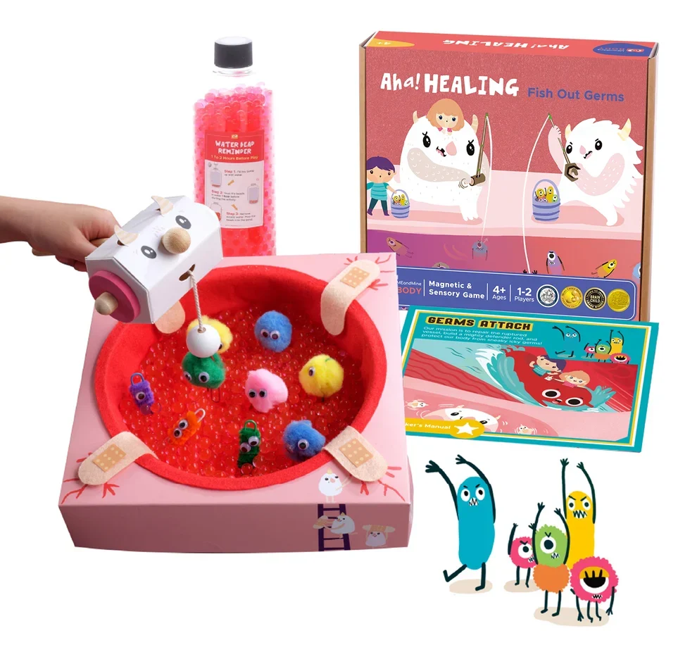 Mean & Mine Fish Out Germs Magnetic Sensory Game - photo 4