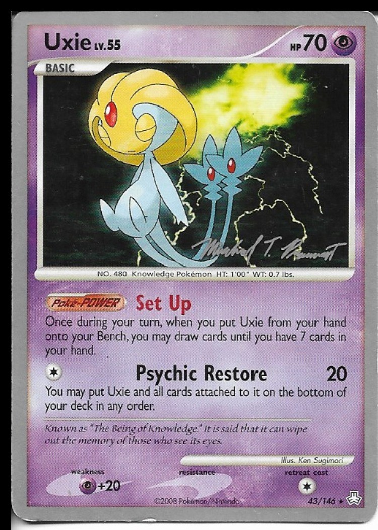 Pokemon Uxie 43/146 World Championships 2010 Deck P