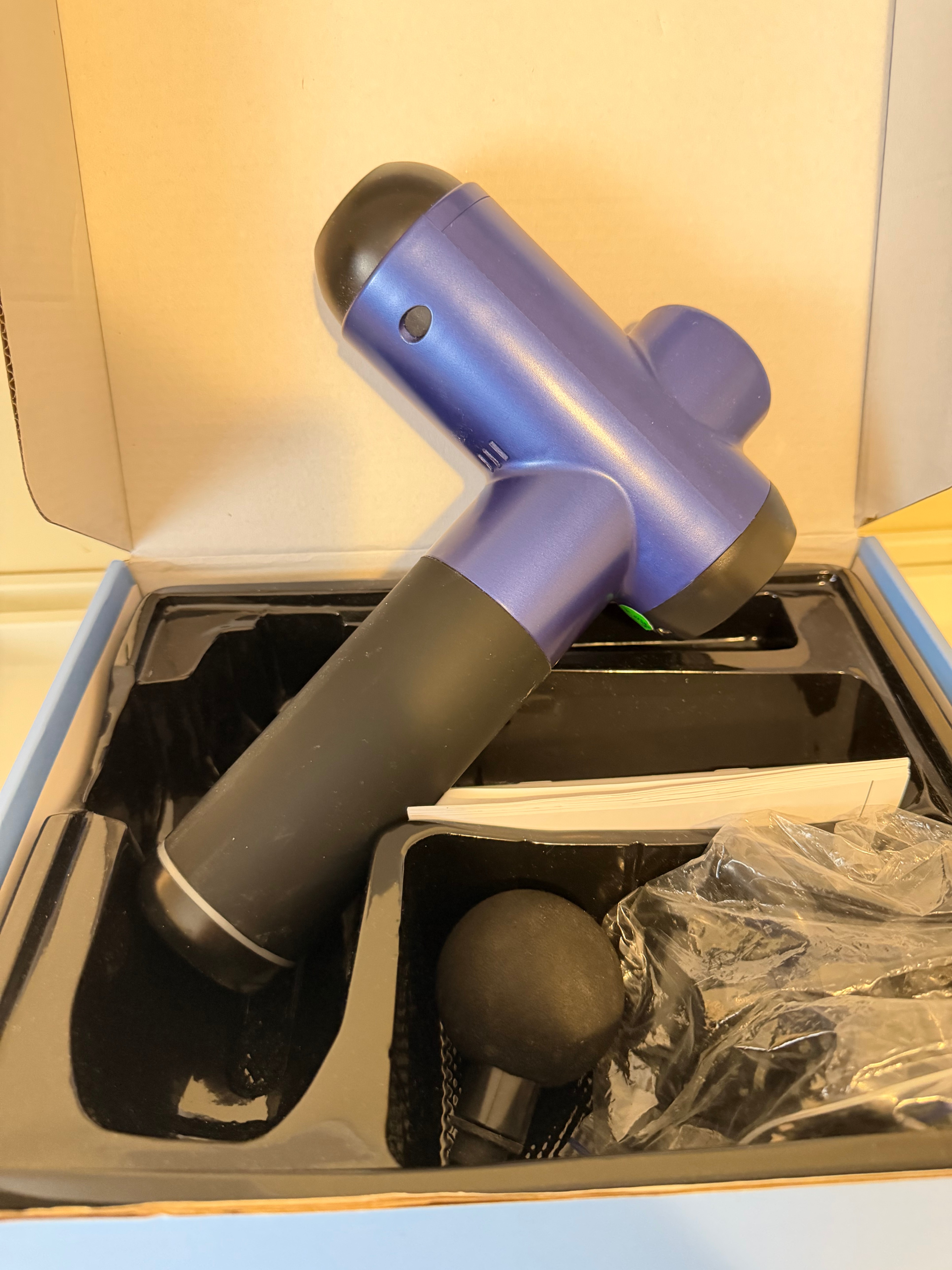 Fascia Gun / Massage Gun with Multiple Heads & Box - photo 2