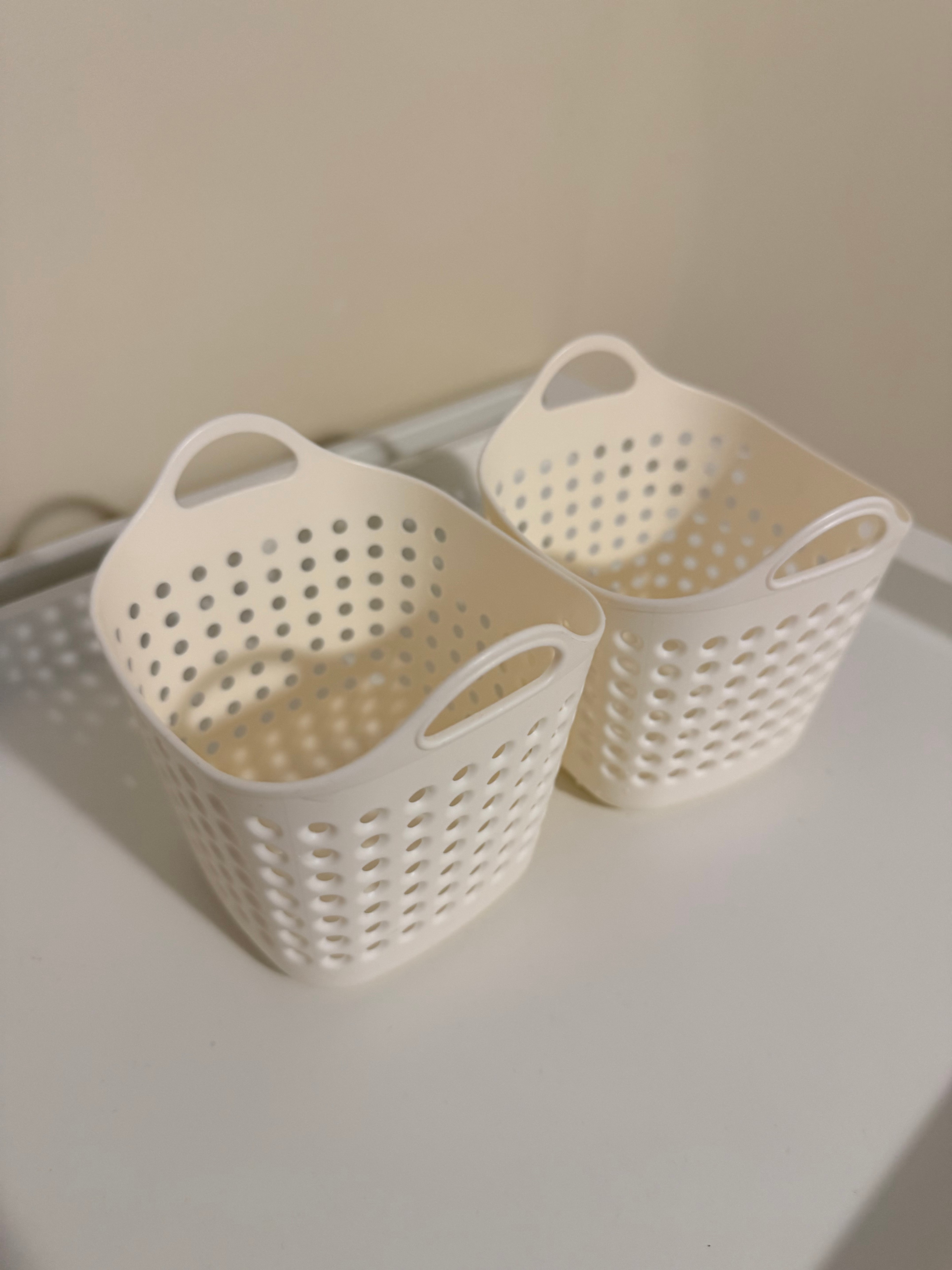 Set of 2 Inomata Mini Desk Storage Baskets – Made in Japan