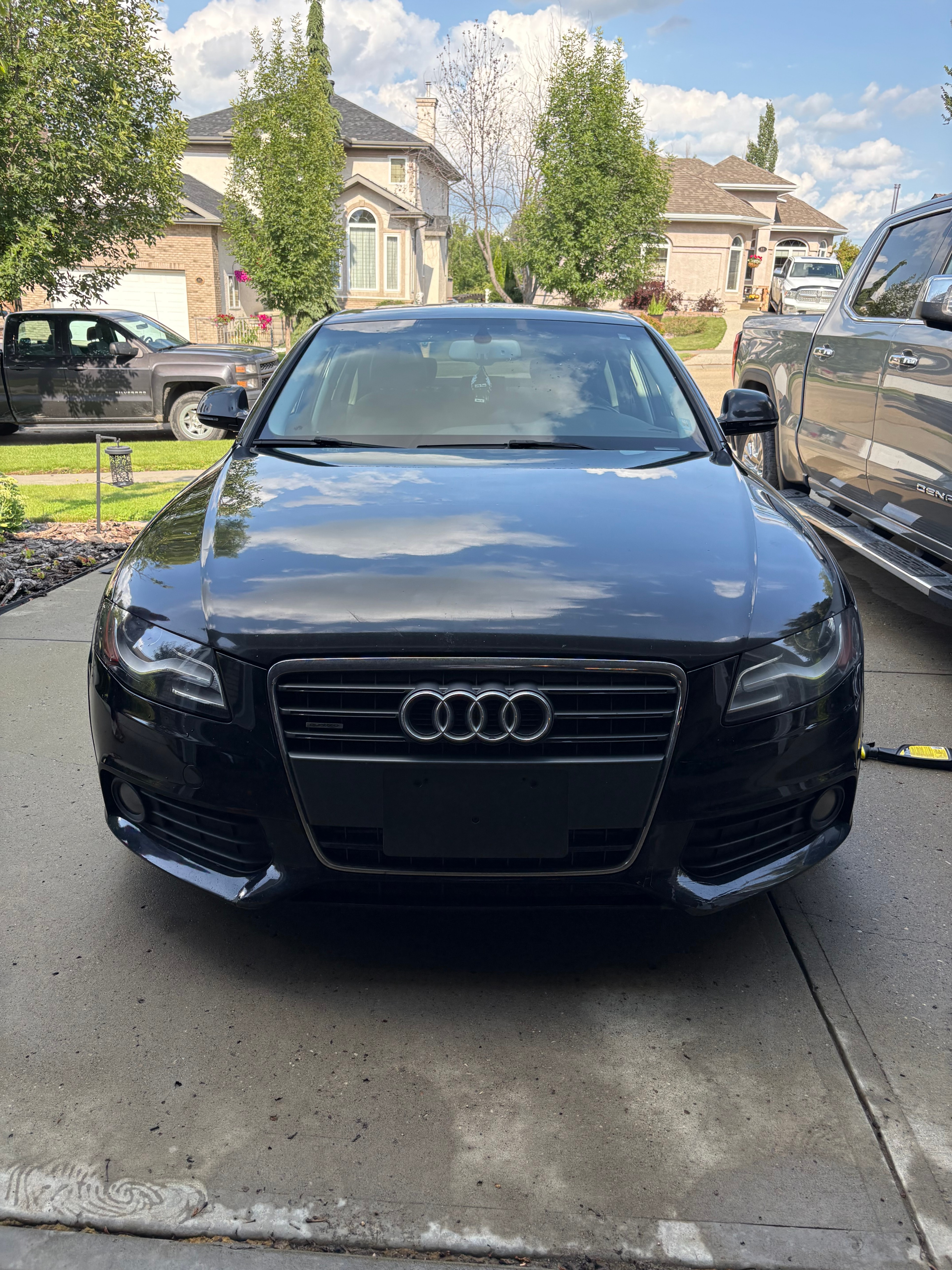 Sleek Black Audi, 2009