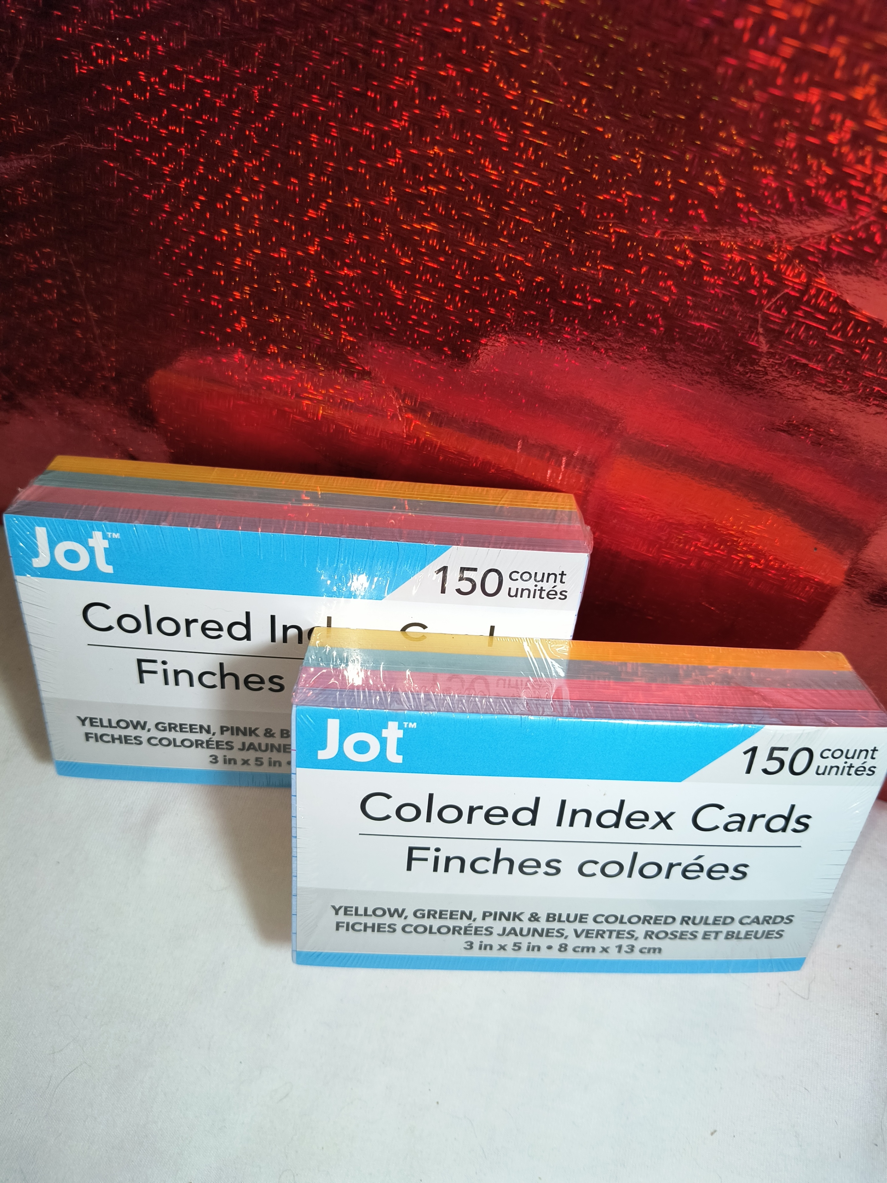 2 in 1 Colored Ruled Index Cards 3 In. X 5 In., 300 pcs - photo 3