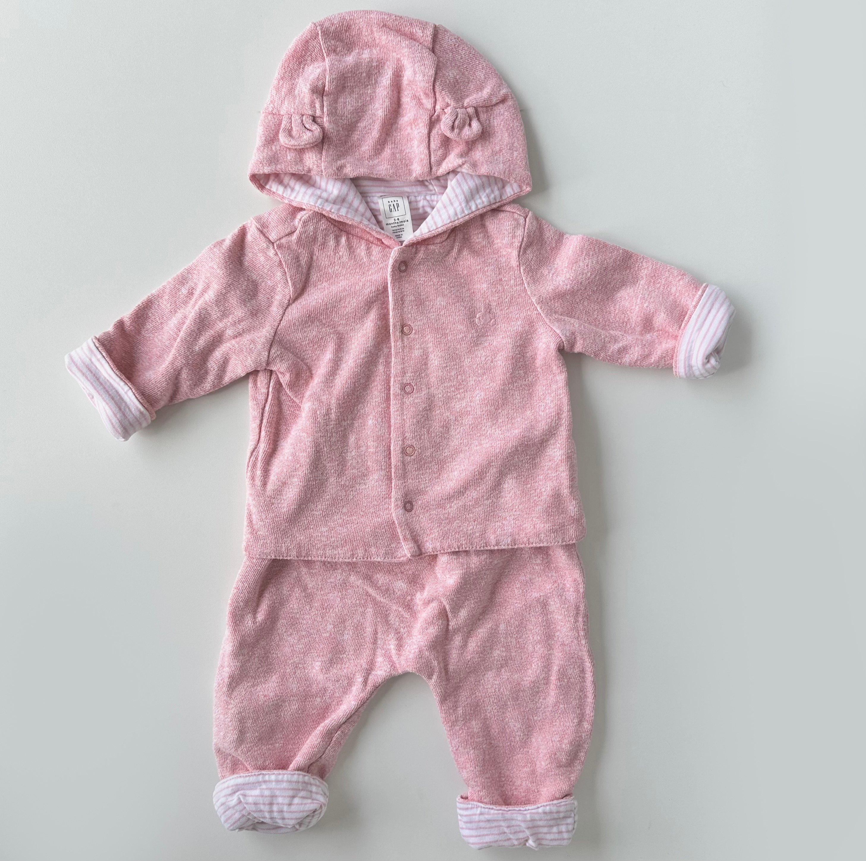 Baby Girl Tracksuit - Baby Gap - 3-6 Months