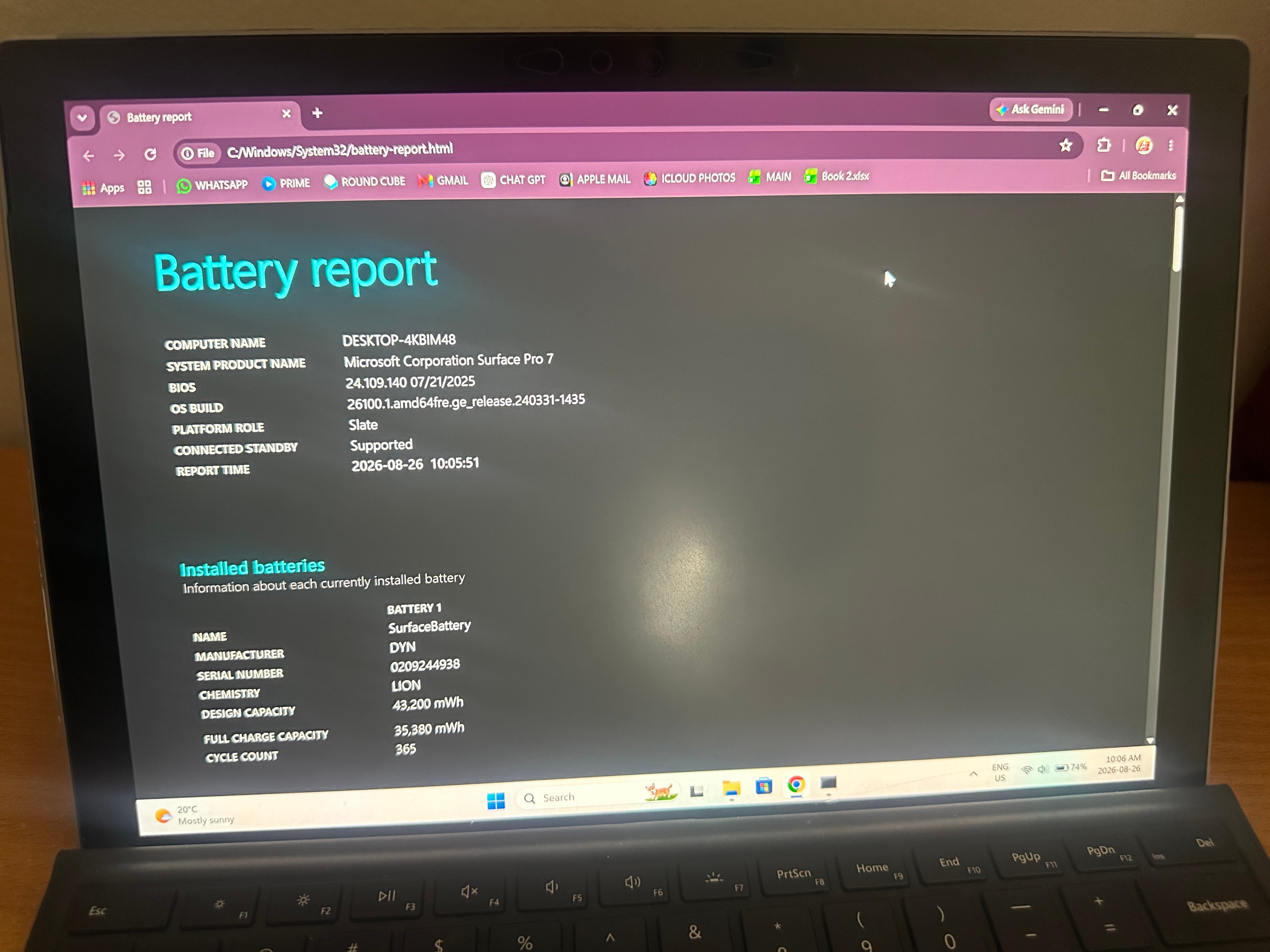 Microsoft Surface Pro 7 – i5 / 8GB RAM / 128GB SSD - photo 5