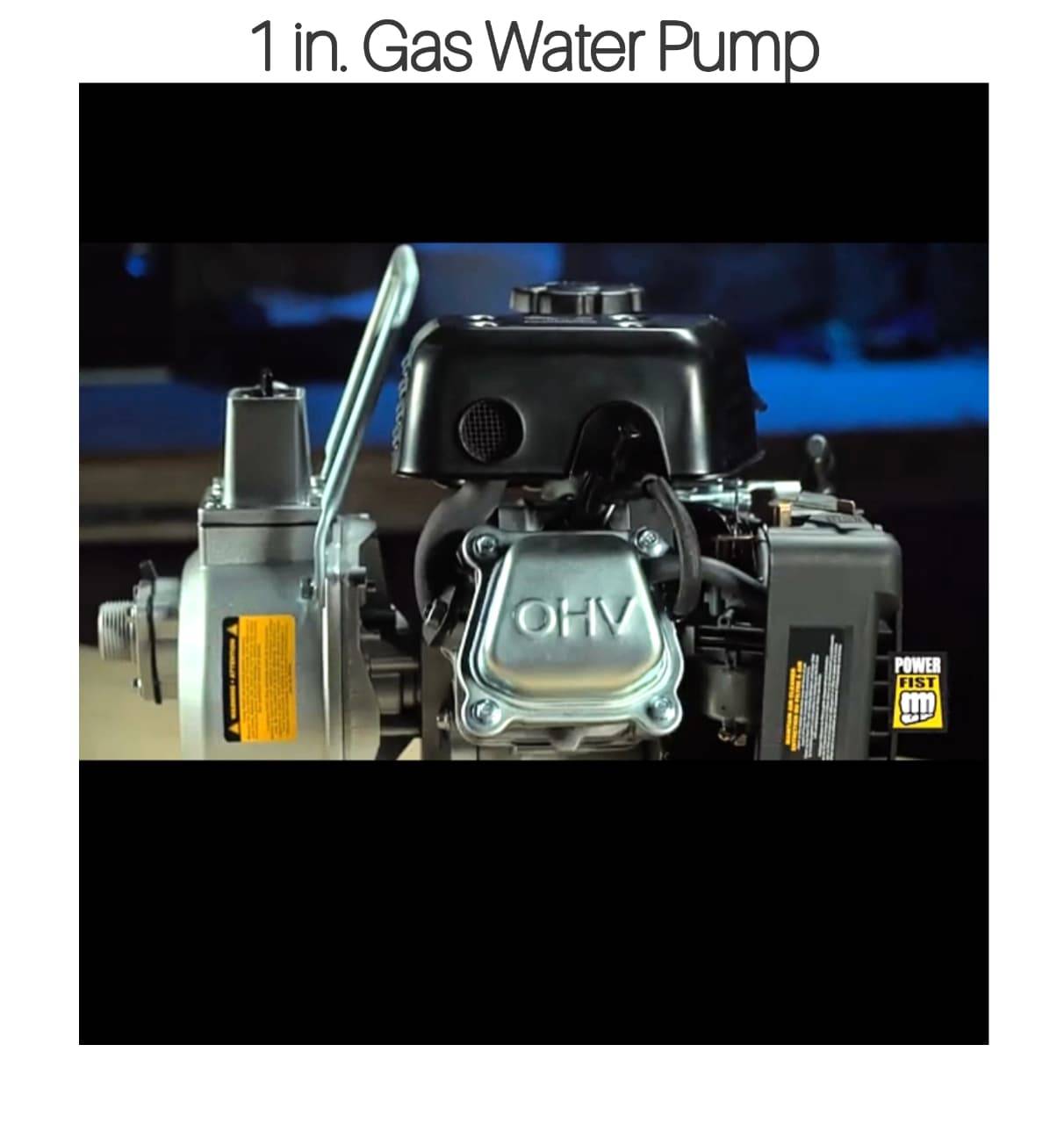 1-Inch Gas Water Pump - photo 5