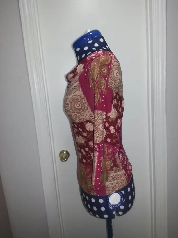 Stretchy Reddish Corset-Backed Estam Top - photo 2